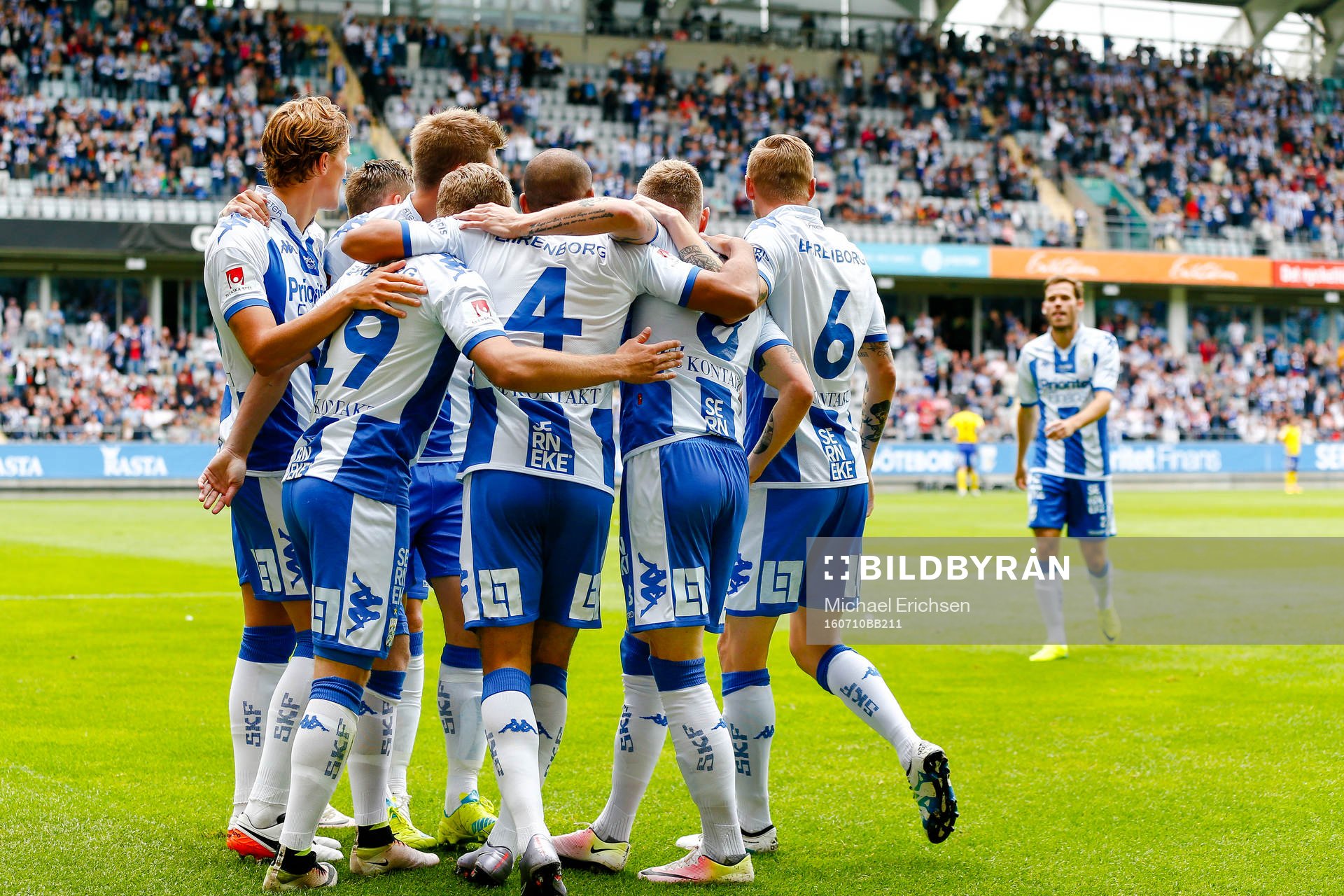 IFK Göteborgs spelare jublar