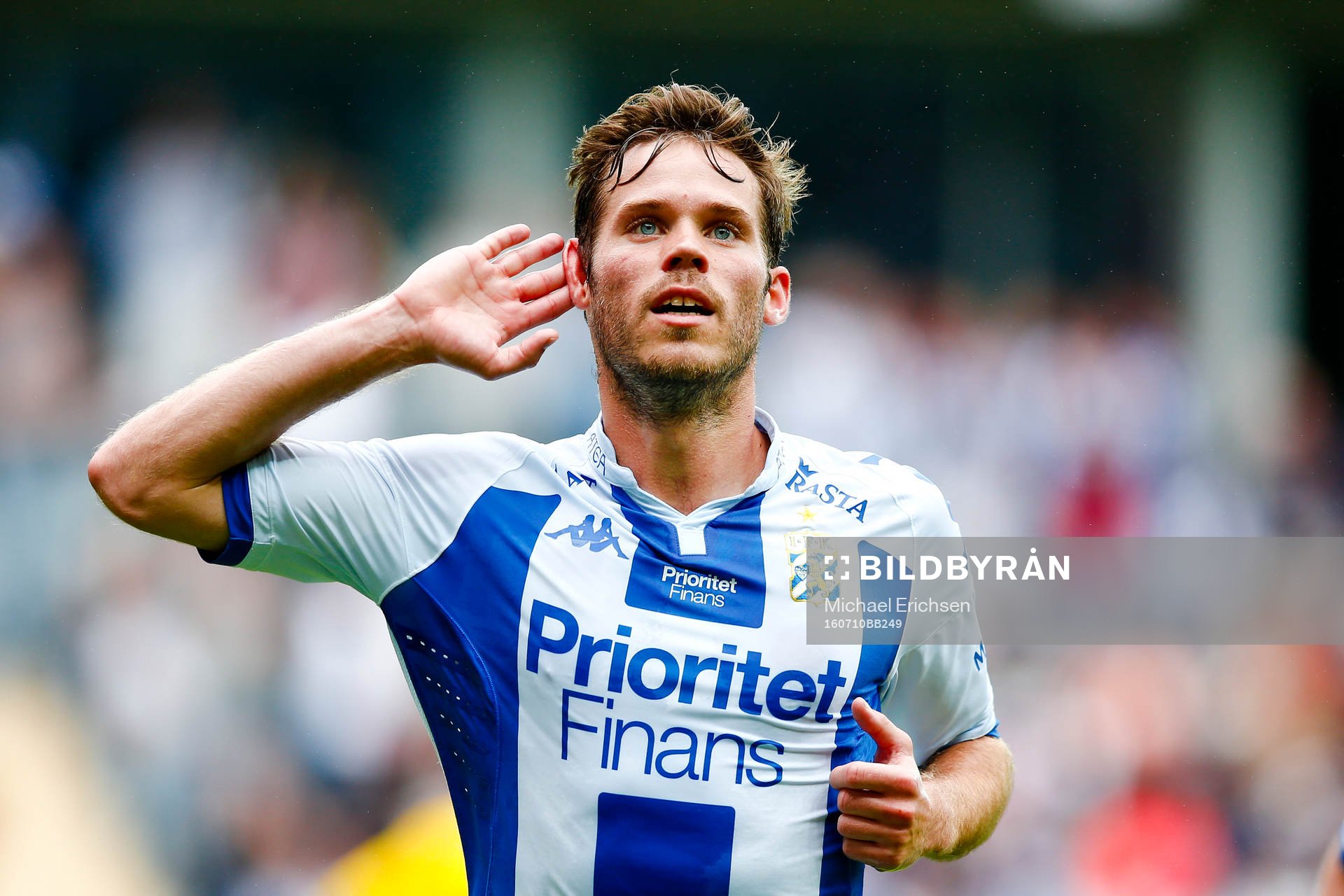 IFK Göteborgs Emil Salomonsson jublar
