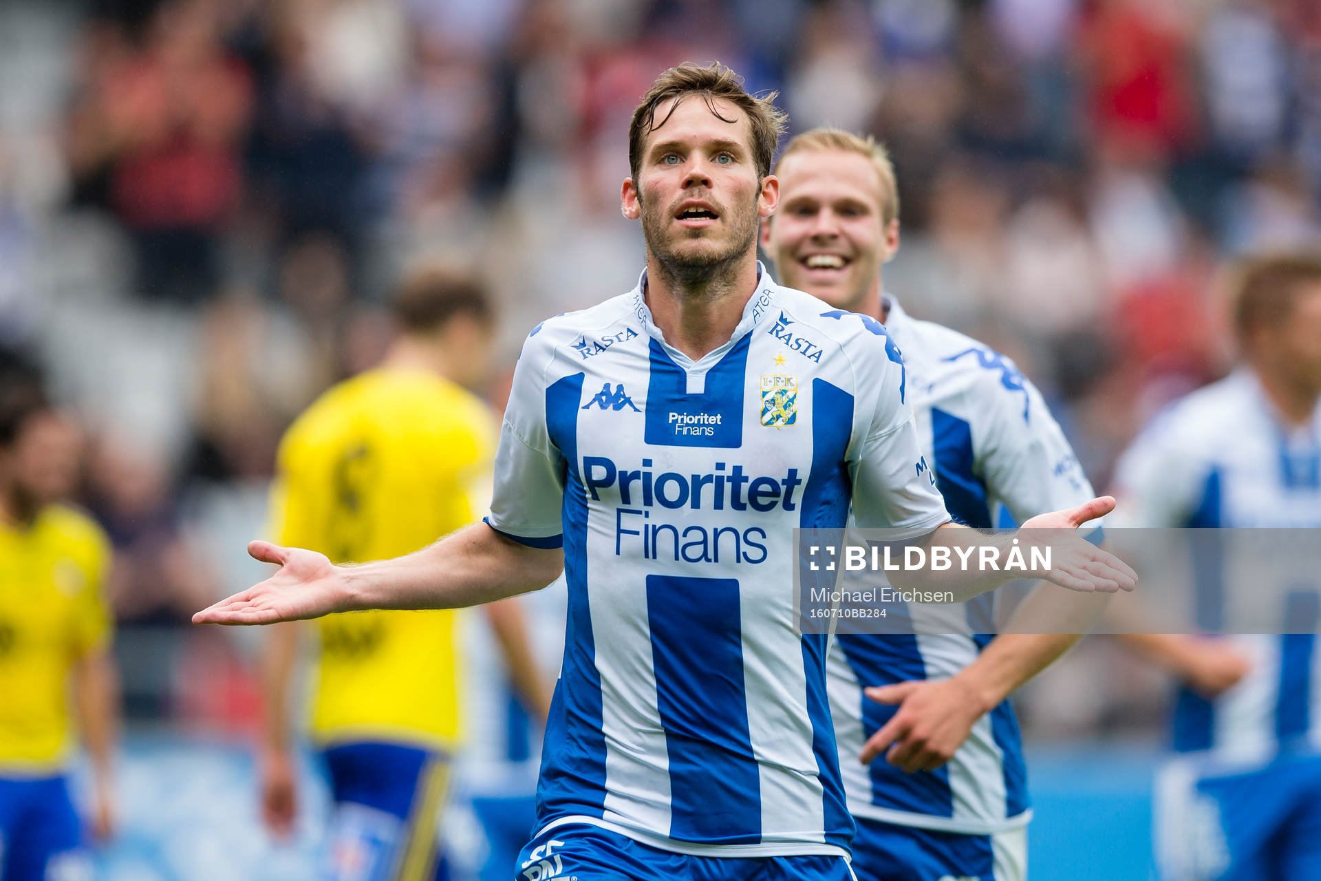 IFK Göteborgs Emil Salomonsson jublar