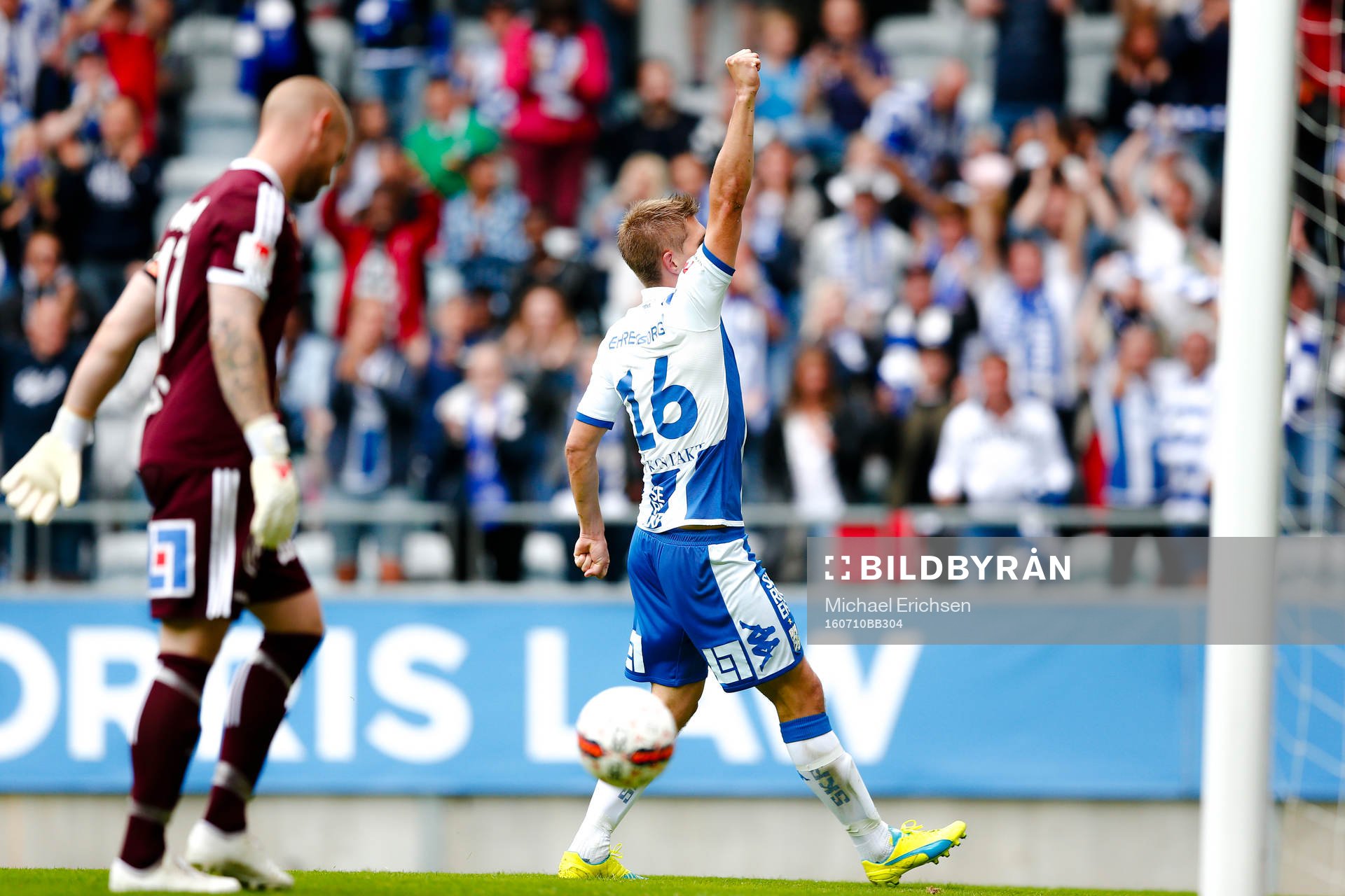 IFK Göteborgs Mikael Boman jublar