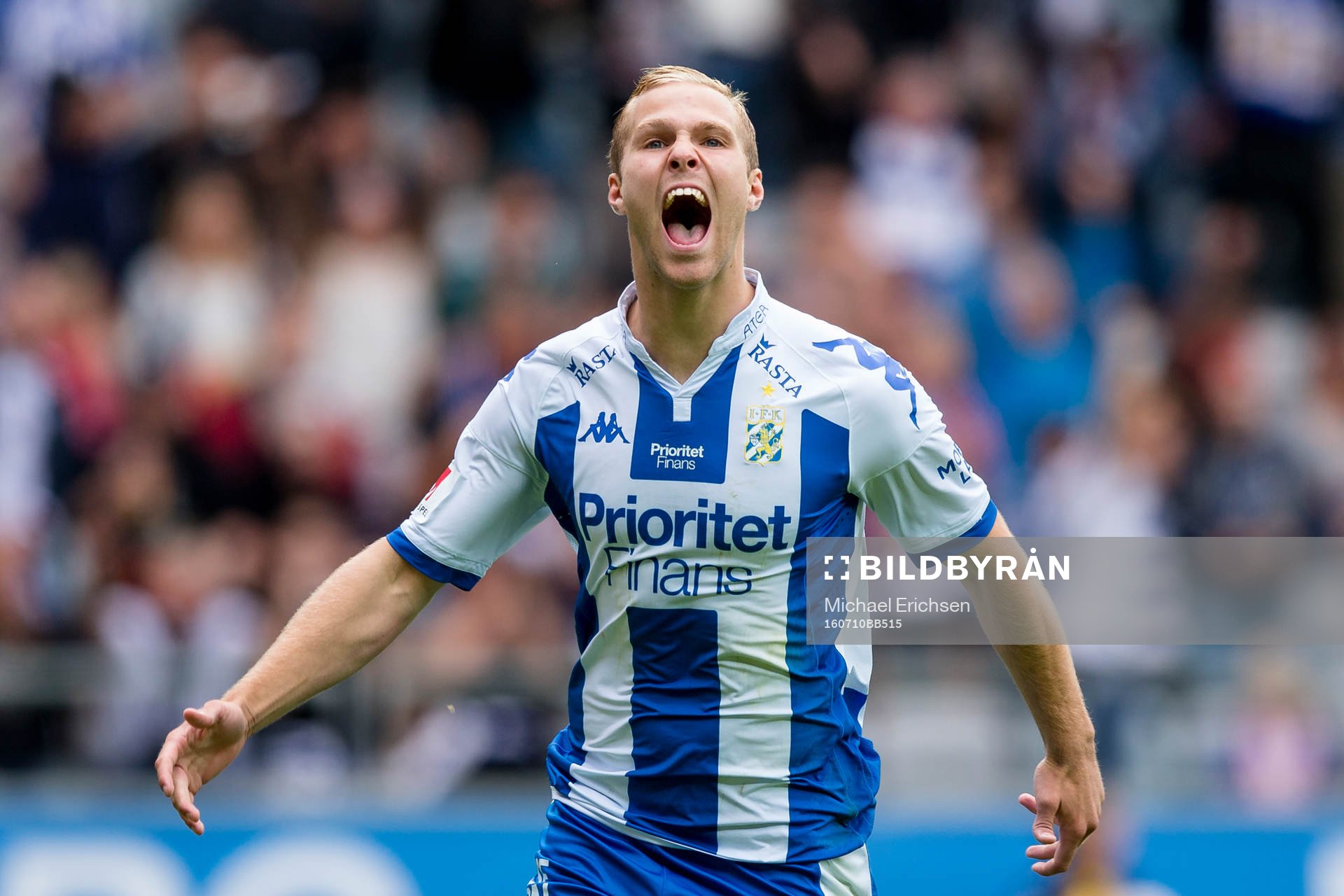 IFK Göteborgs Gustav Engvall jublar