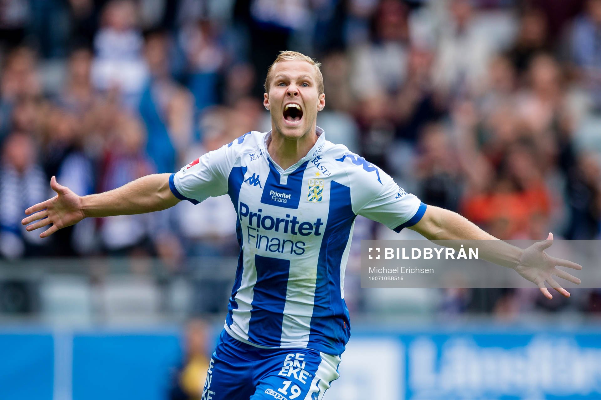 IFK Göteborgs Gustav Engvall jublar
