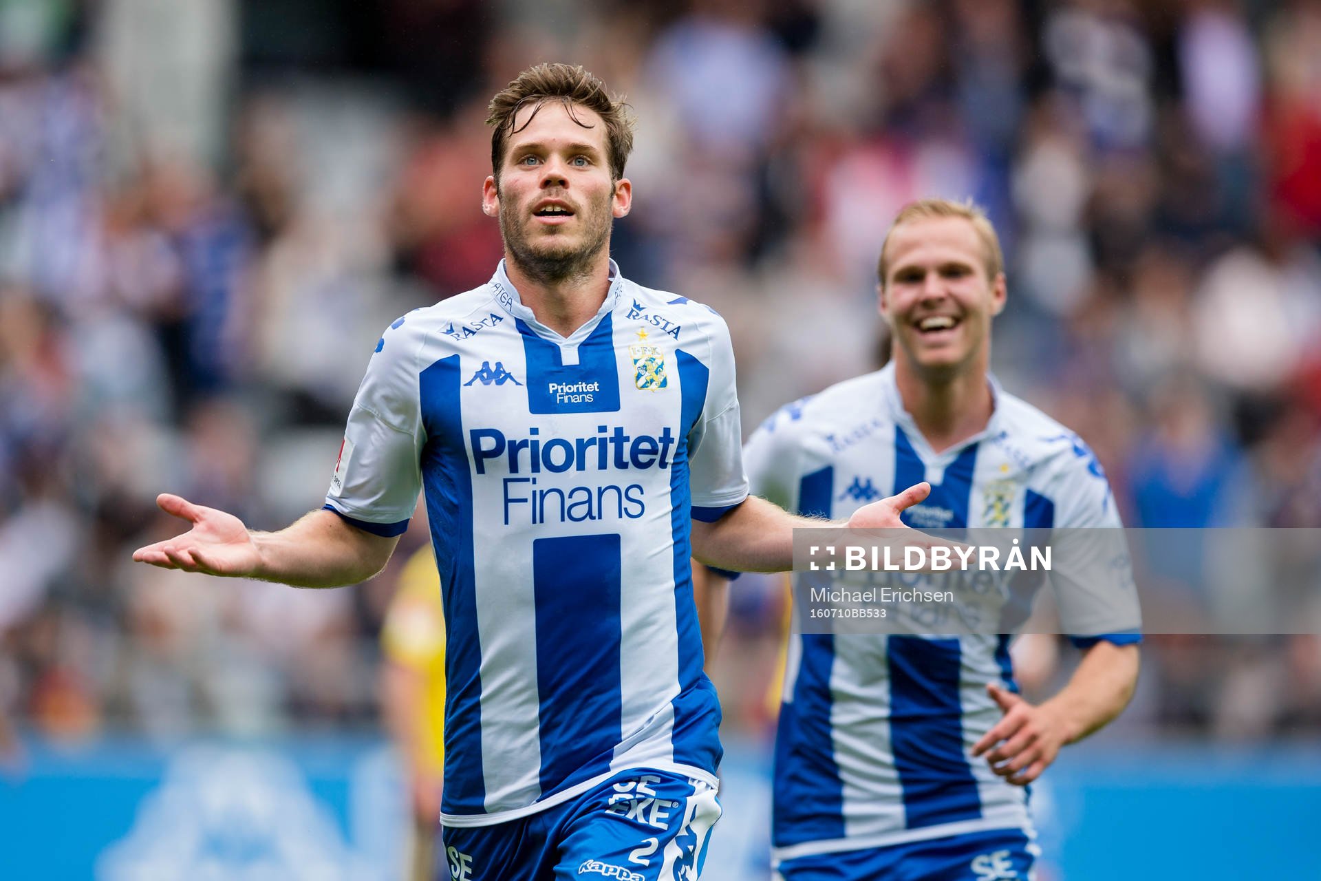 IFK Göteborgs Emil Salomonsson jublar