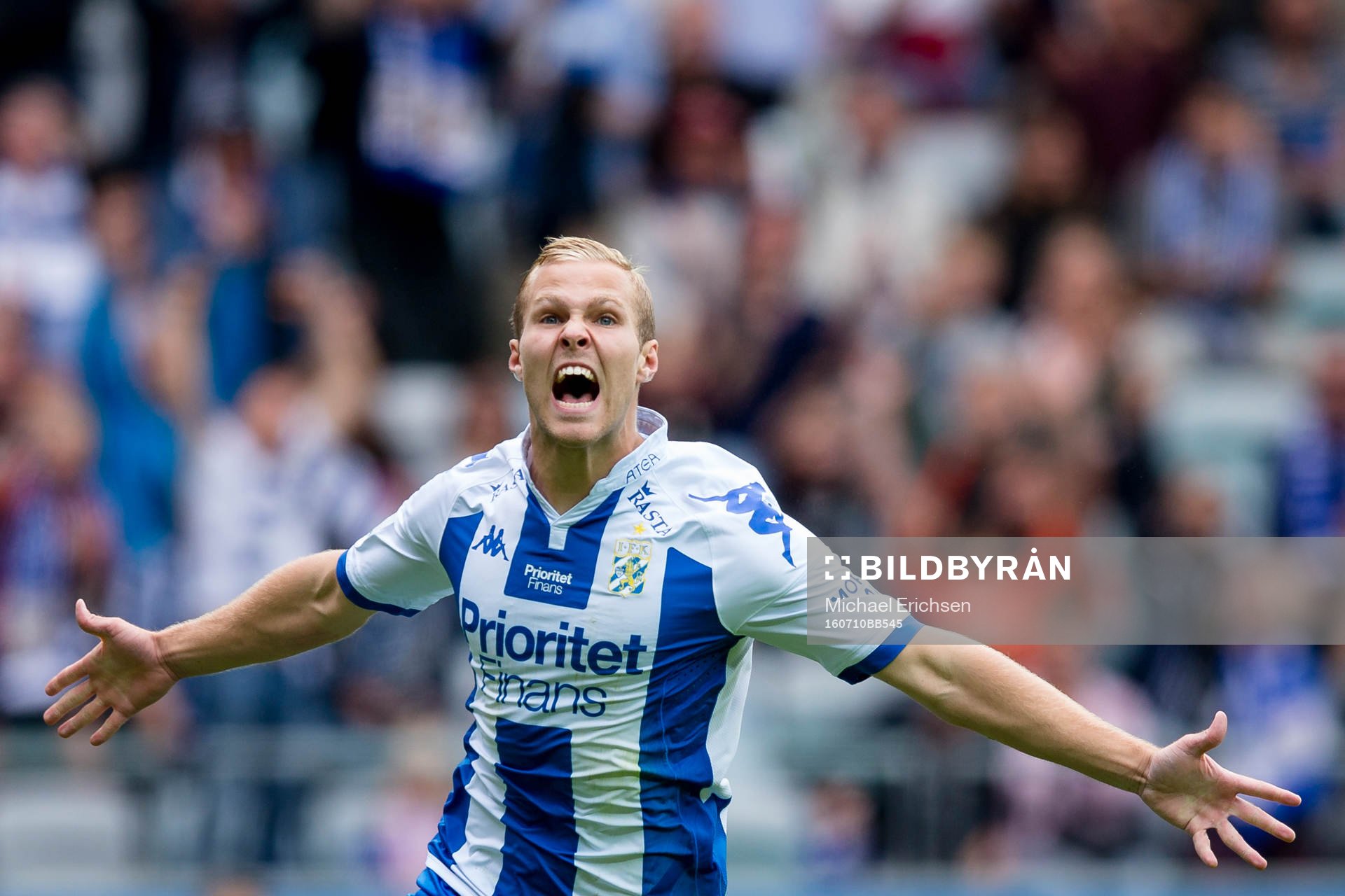 IFK Göteborgs Gustav Engvall jublar
