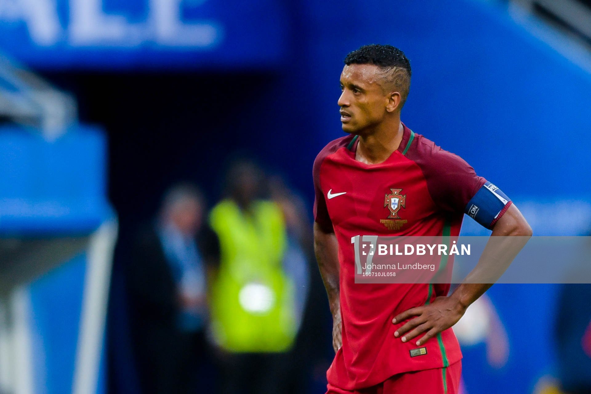 Portugals Nani deppar