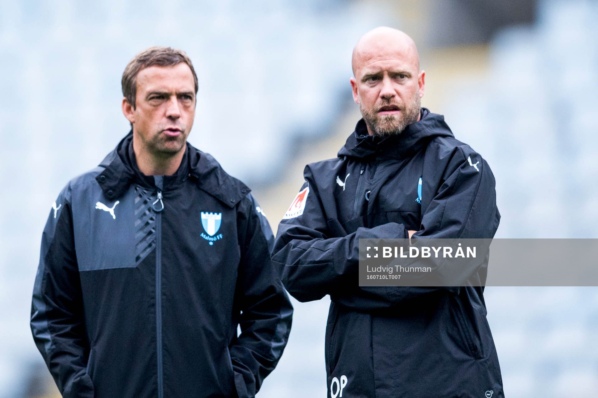 Tränare Allan Kuhn och assisterande tränare Olof Persson