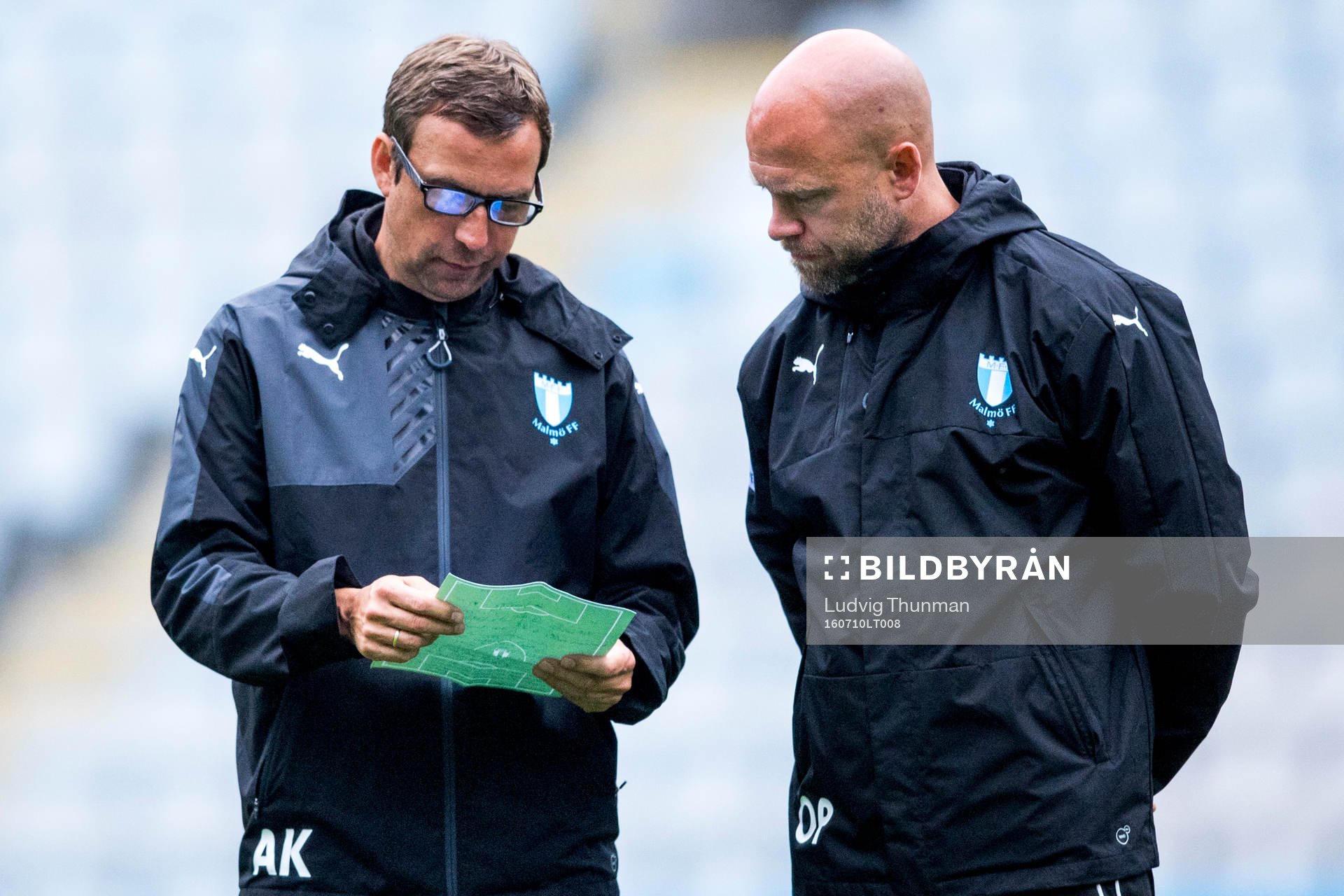 Tränare Allan Kuhn och assisterande tränare Olof Persson