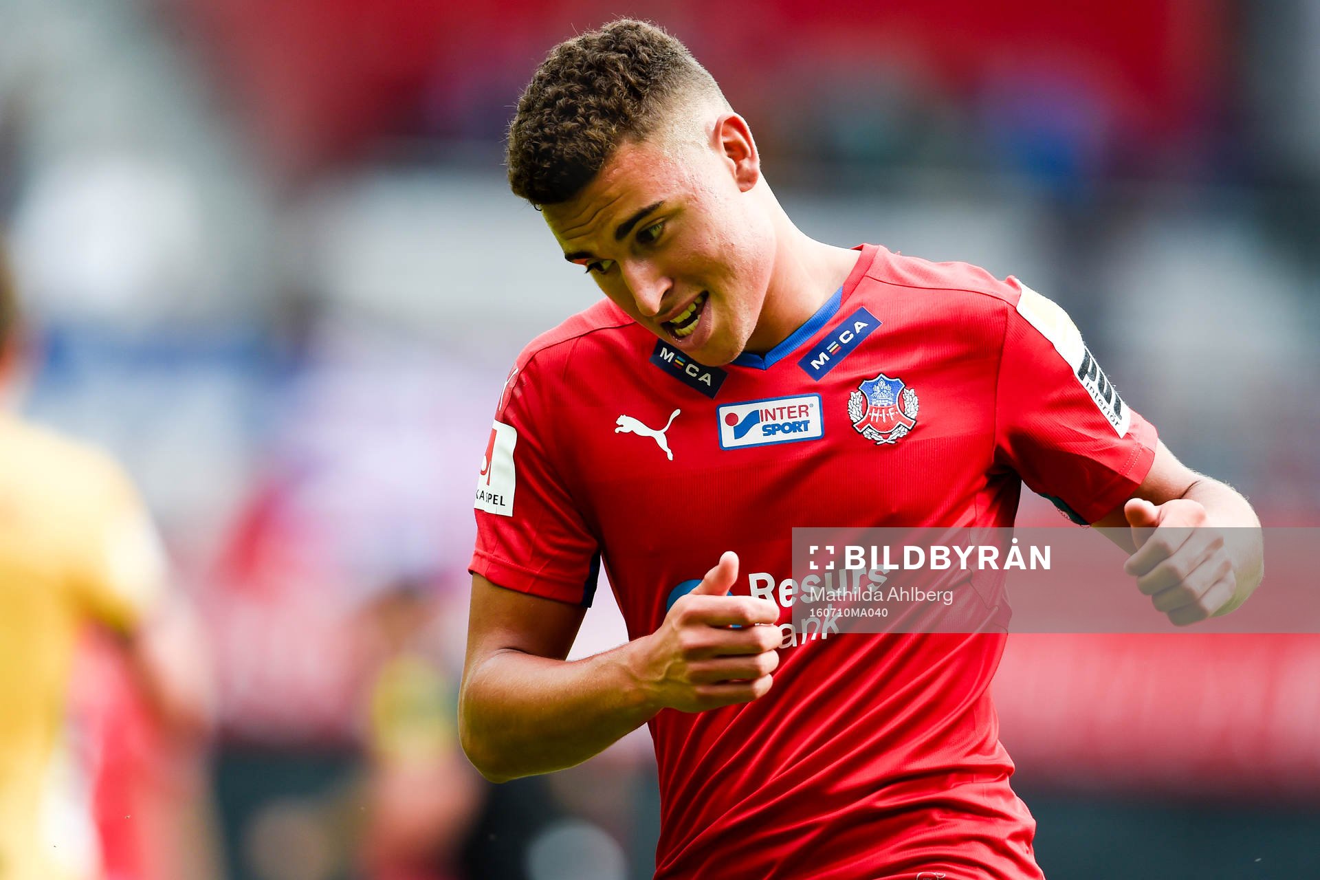 Helsingborgs JJordan Larsson deppar