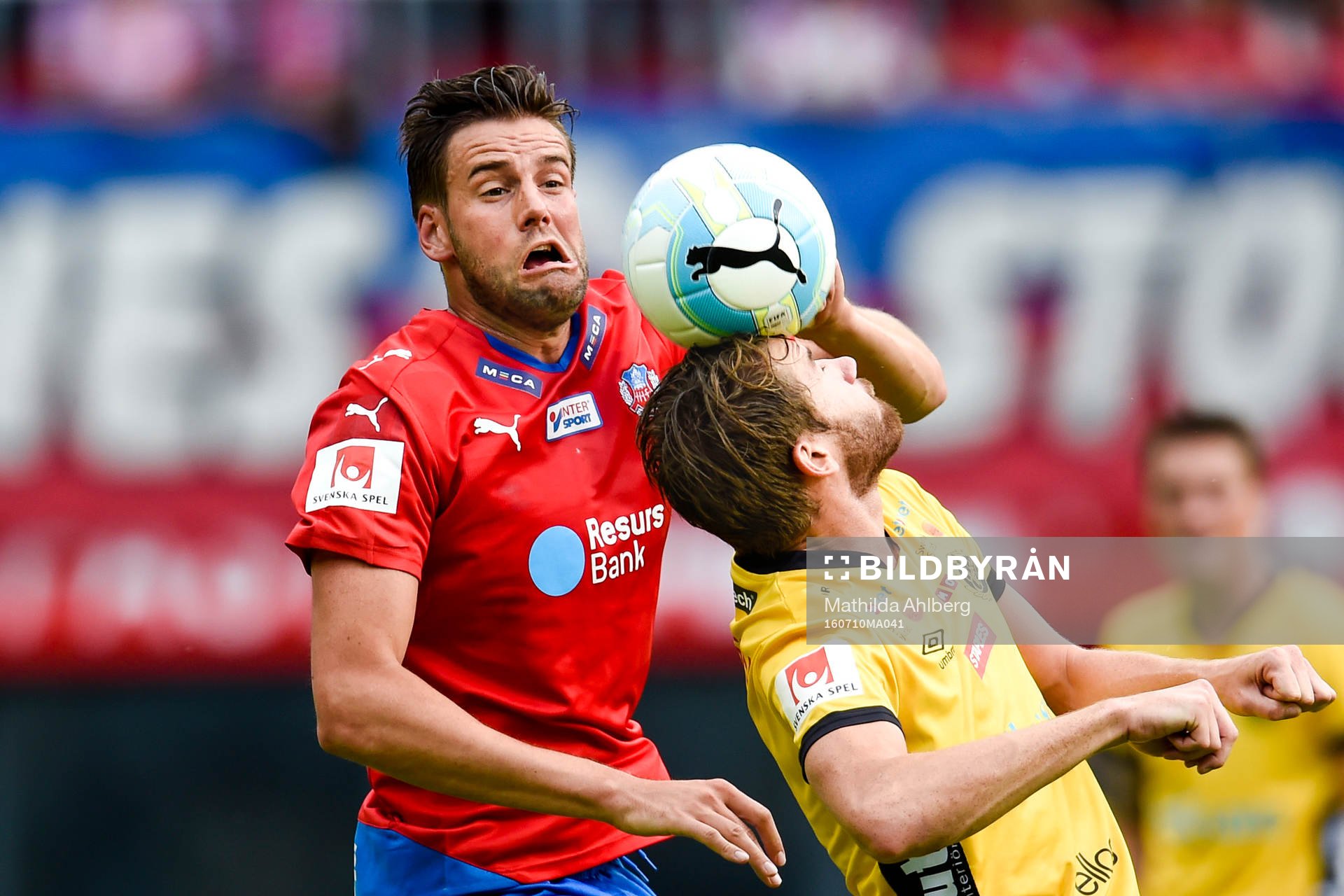 Helsingborgs Mikael Dahlberg  och Elfsborgs Thomas Kind