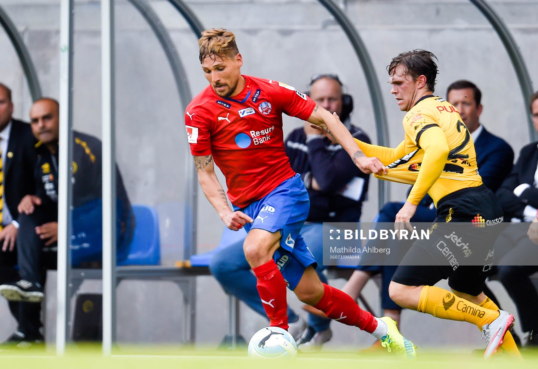 Helsingborgs Martin Christensen och Elfsborgs Jesper Manns