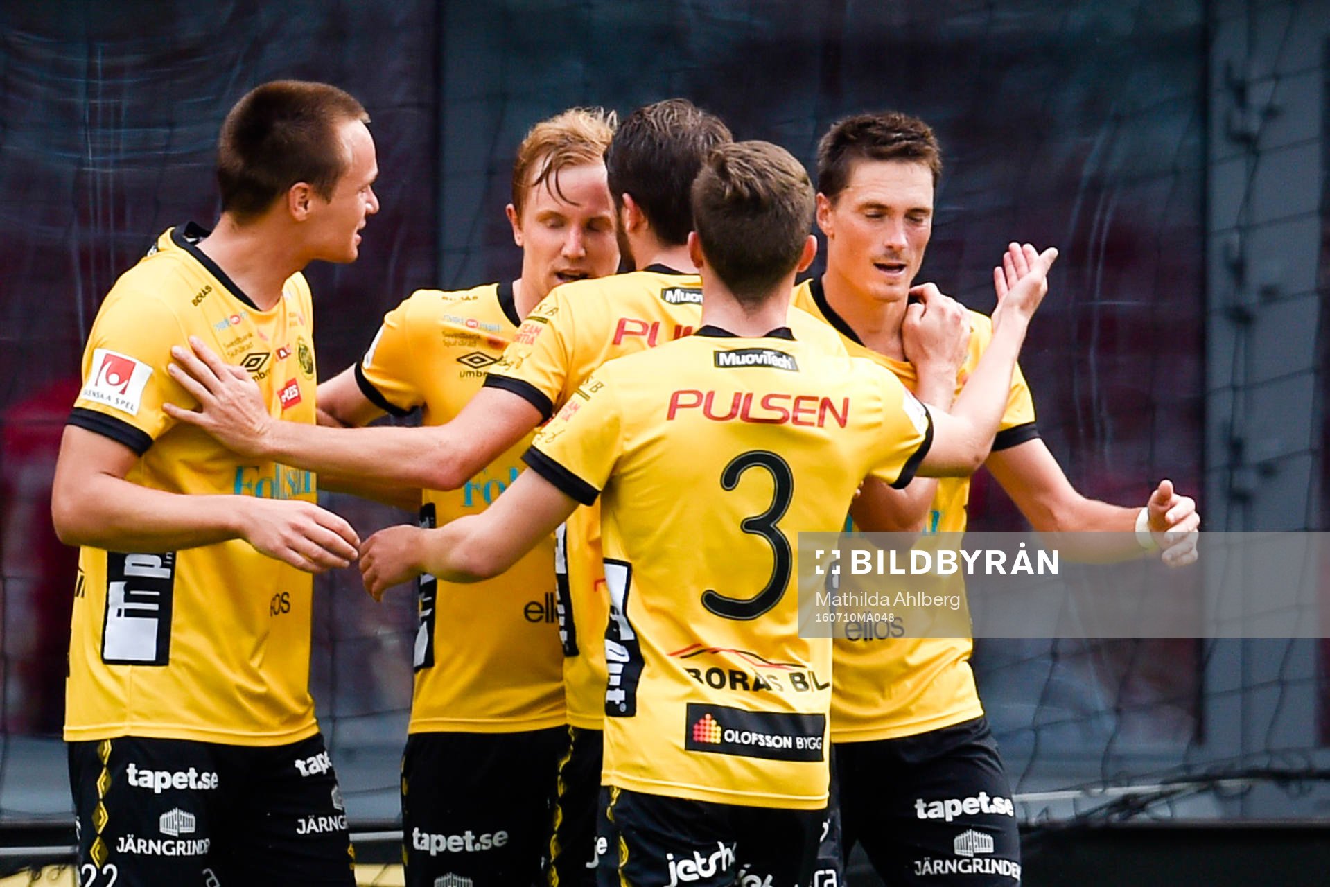 Elfsborgs spelare jublar