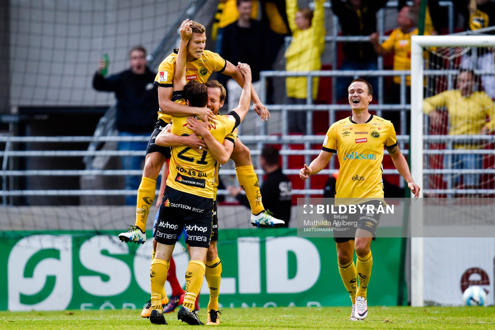 Elfsborgs spelare jublar