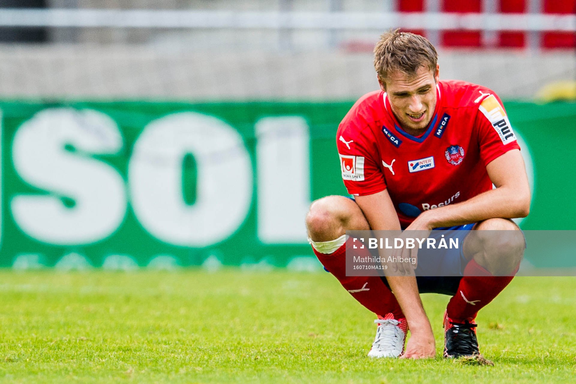 Helsingborgs Frederik Helstrup deppar