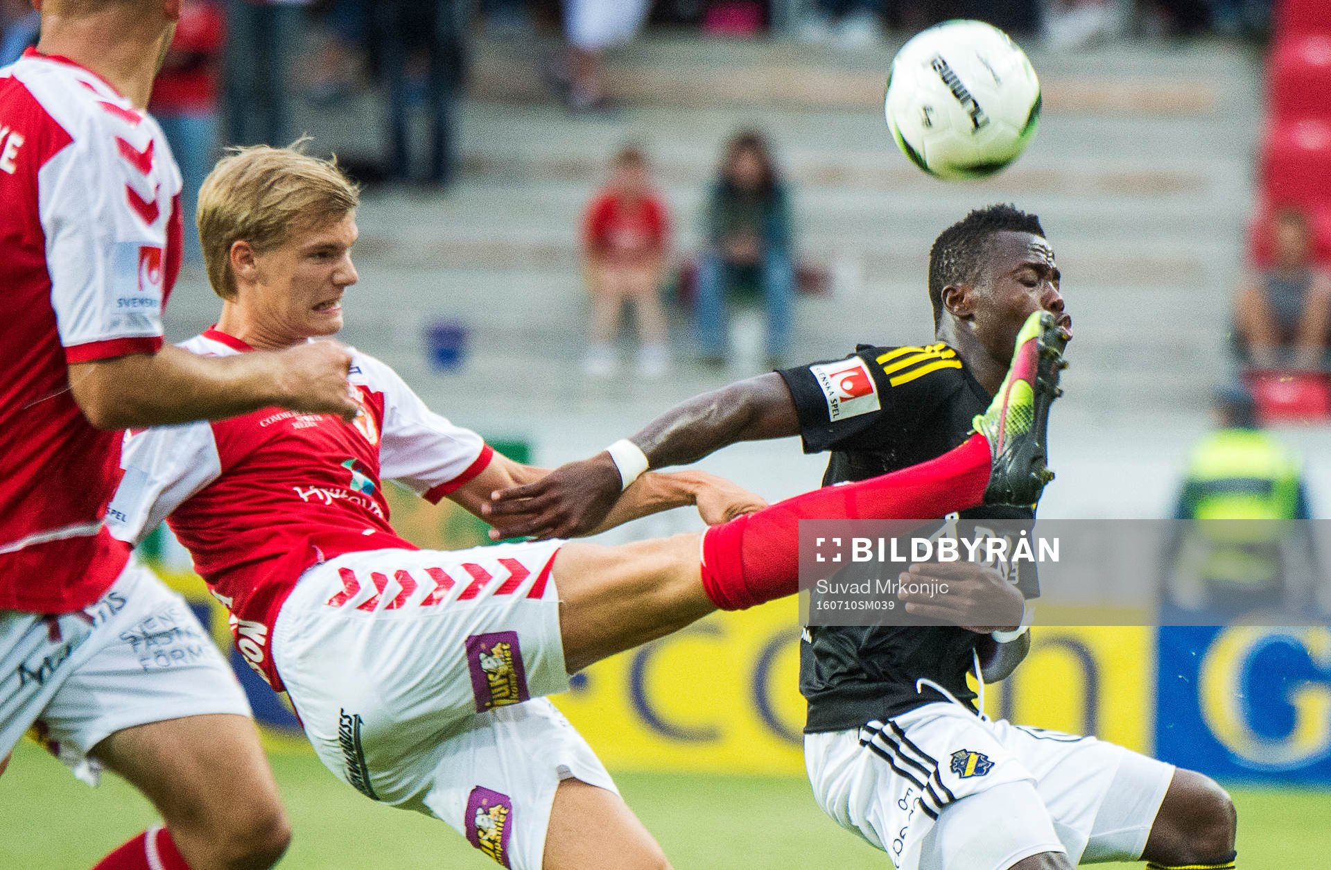 s Patrick Kpozo och Kalmars Svante Ingelsson