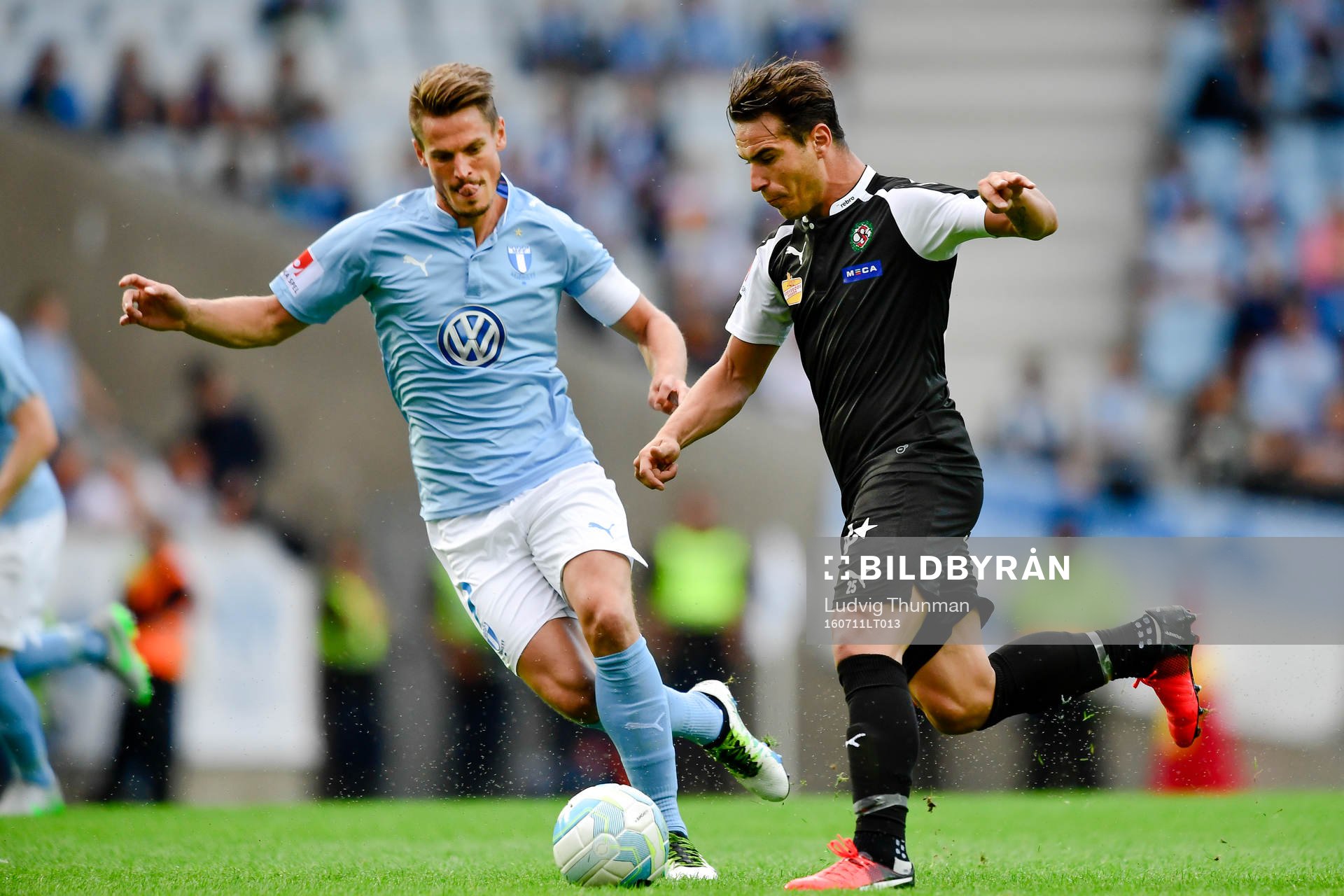 Malmö FFs Markus Rosenberg  och Örebros Nordin Gerzic