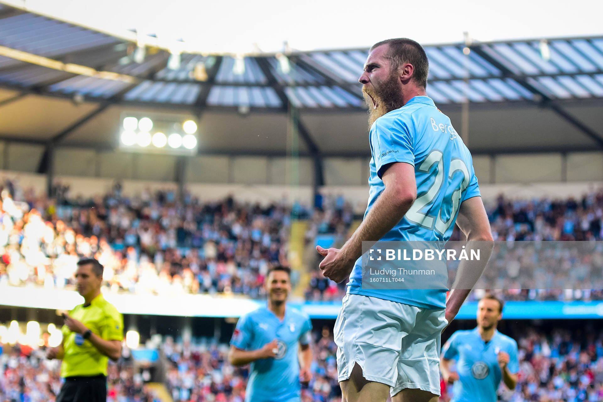 Malmö FFs Jo Inge Berget jublar
