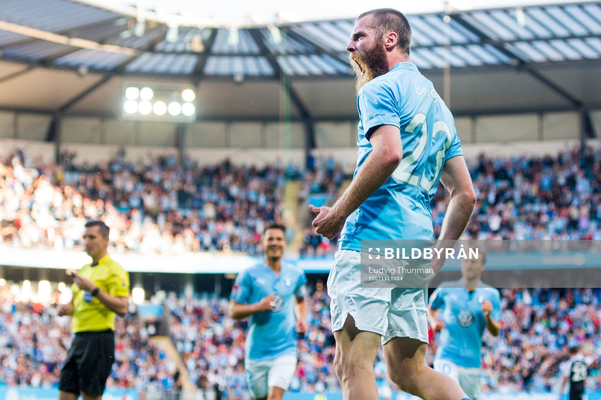 Malmö FFs Jo Inge Berget jublar