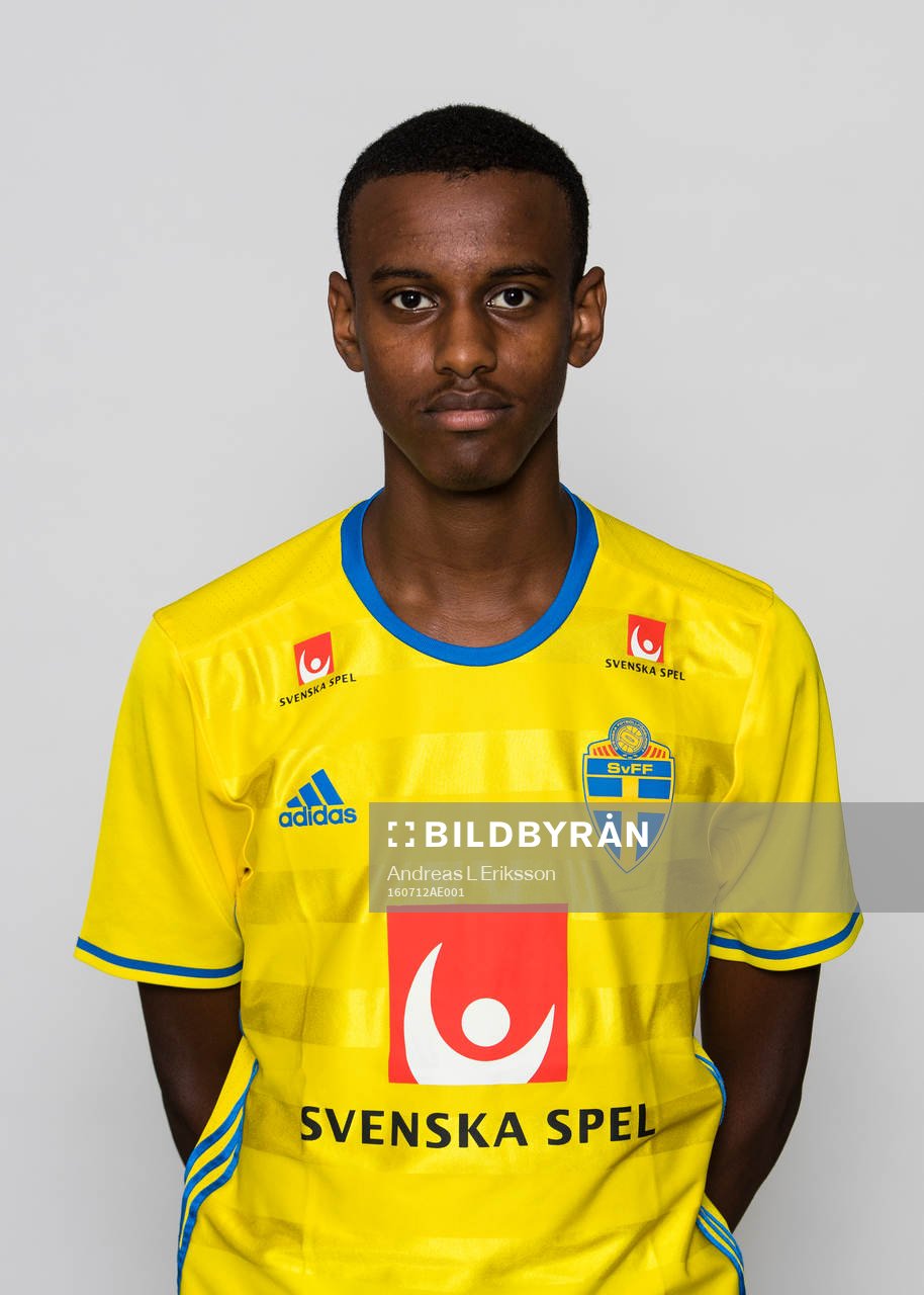 Abiel Sequar i P17/99-landslaget poserar för ett porträtt den 12 juli 2016 i Stockholm. 