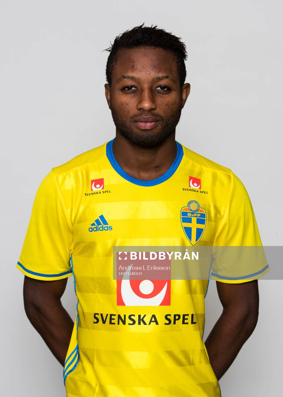 Ibrahima Bah i P17/99-landslaget poserar för ett porträtt den 12 juli 2016 i Stockholm. 