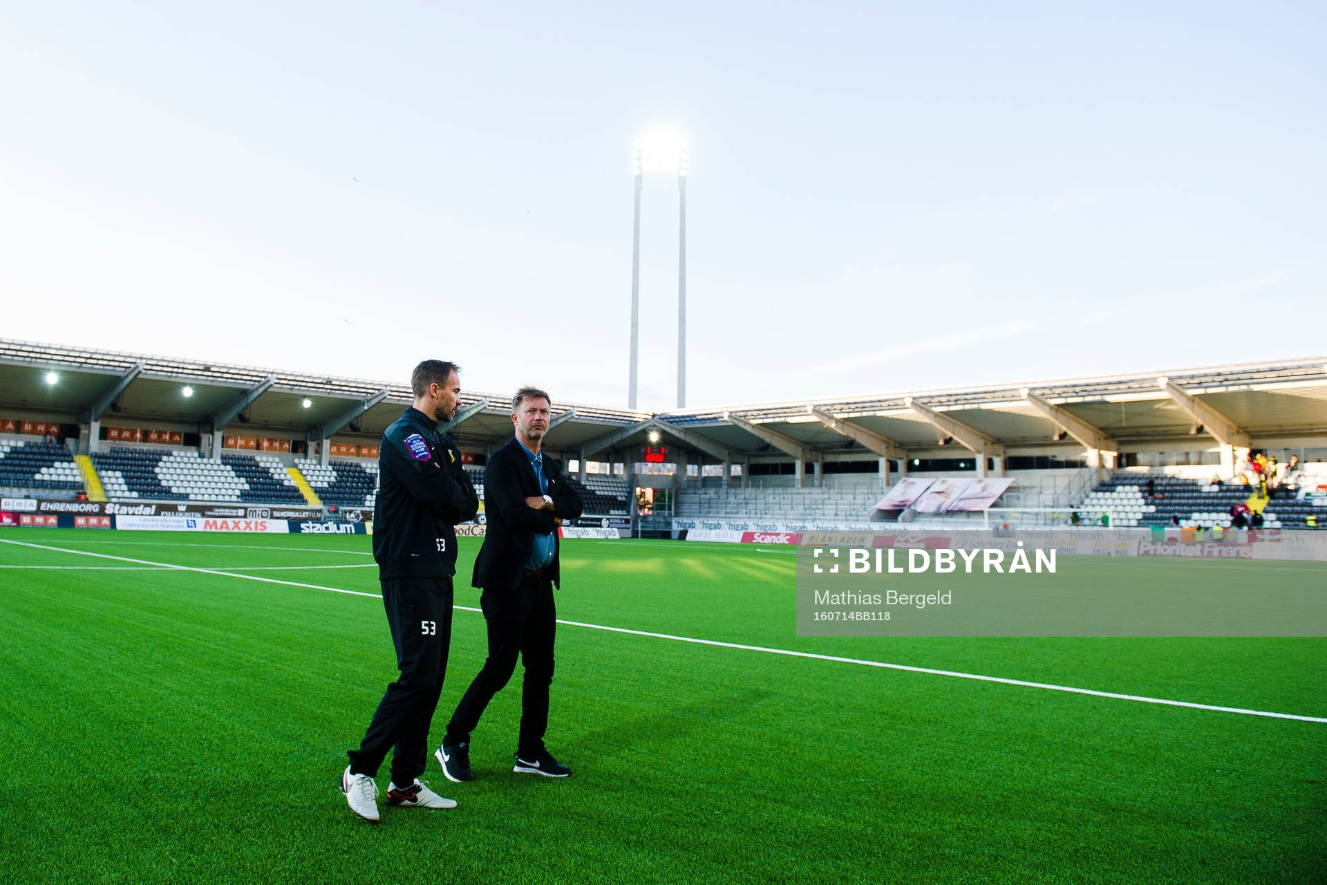 Häckens tränare Peter Gerhardsson efter fotbollsmatchen i kvalet till Europa League mellan Häcken och Cork den 14 juli 2016 i Göteborg.