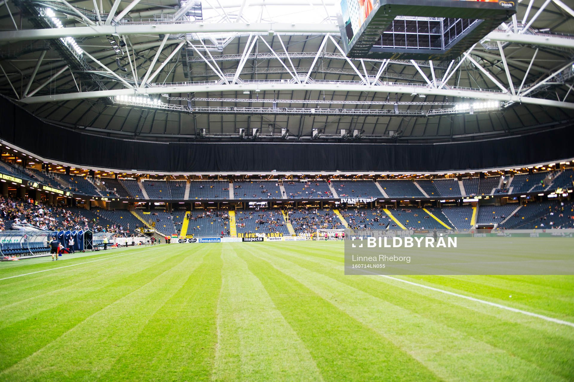 Interiör av Friends Arena