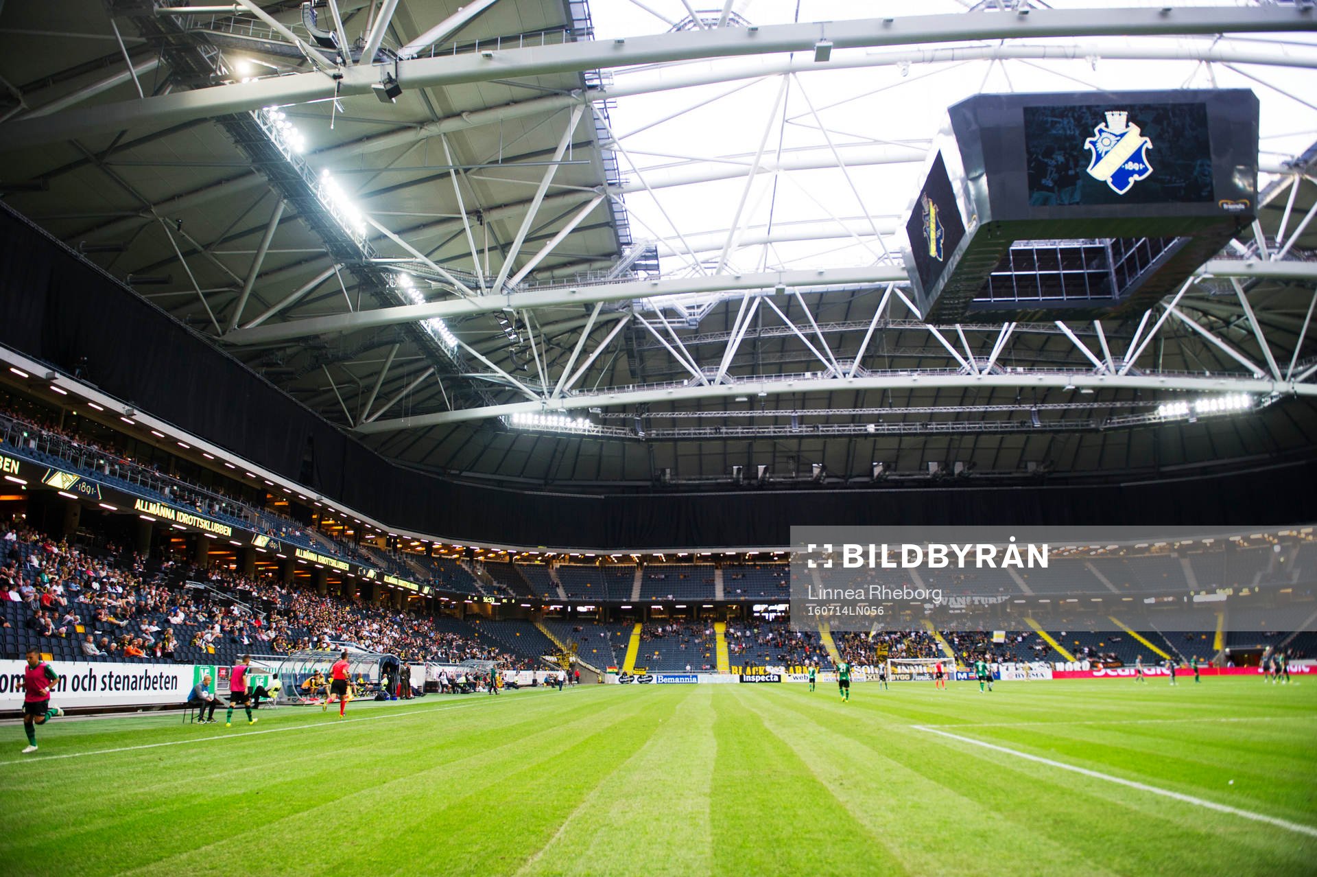 Interiör av Friends Arena