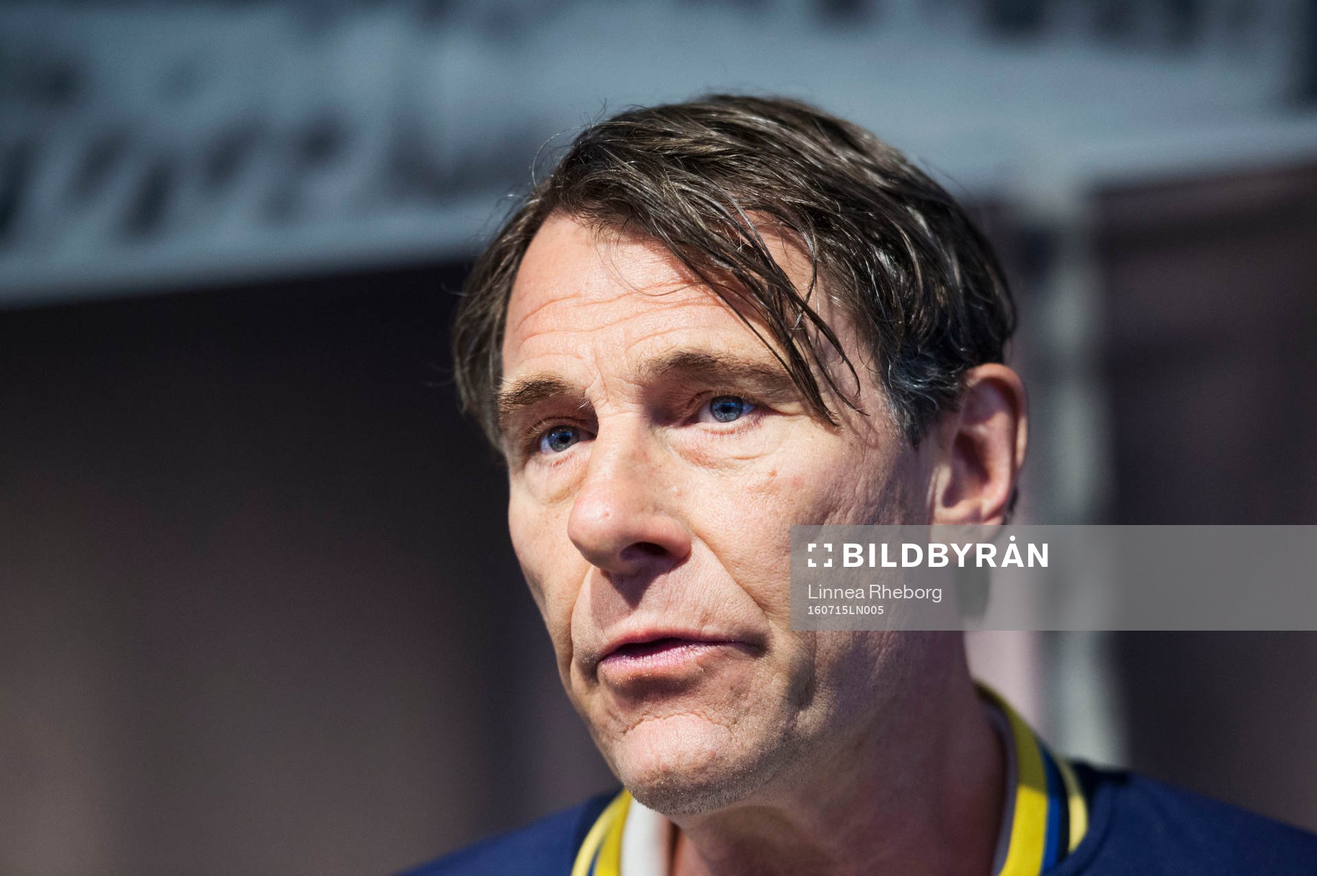 Förbundskapten Håkan Ericson presenterar OS-truppen som