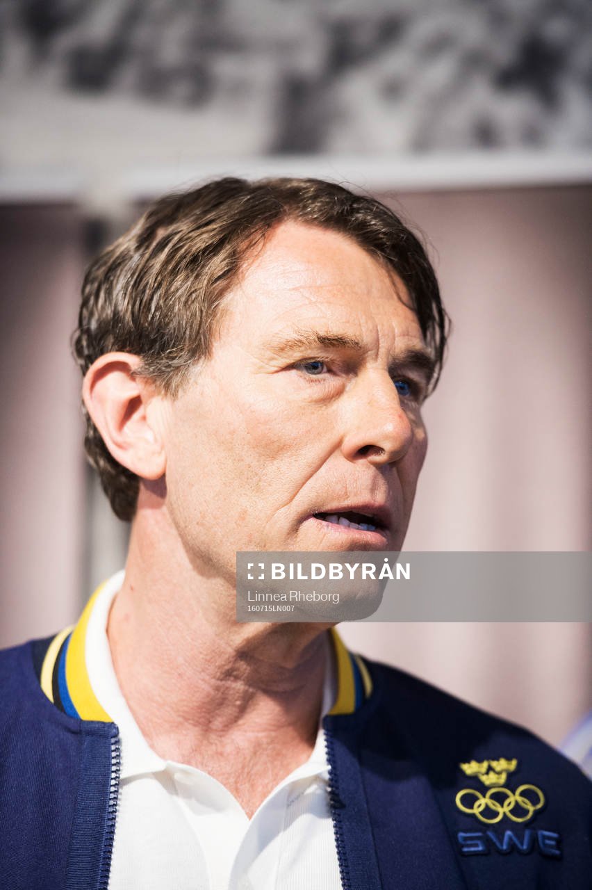 Förbundskapten Håkan Ericson presenterar OS-truppen som