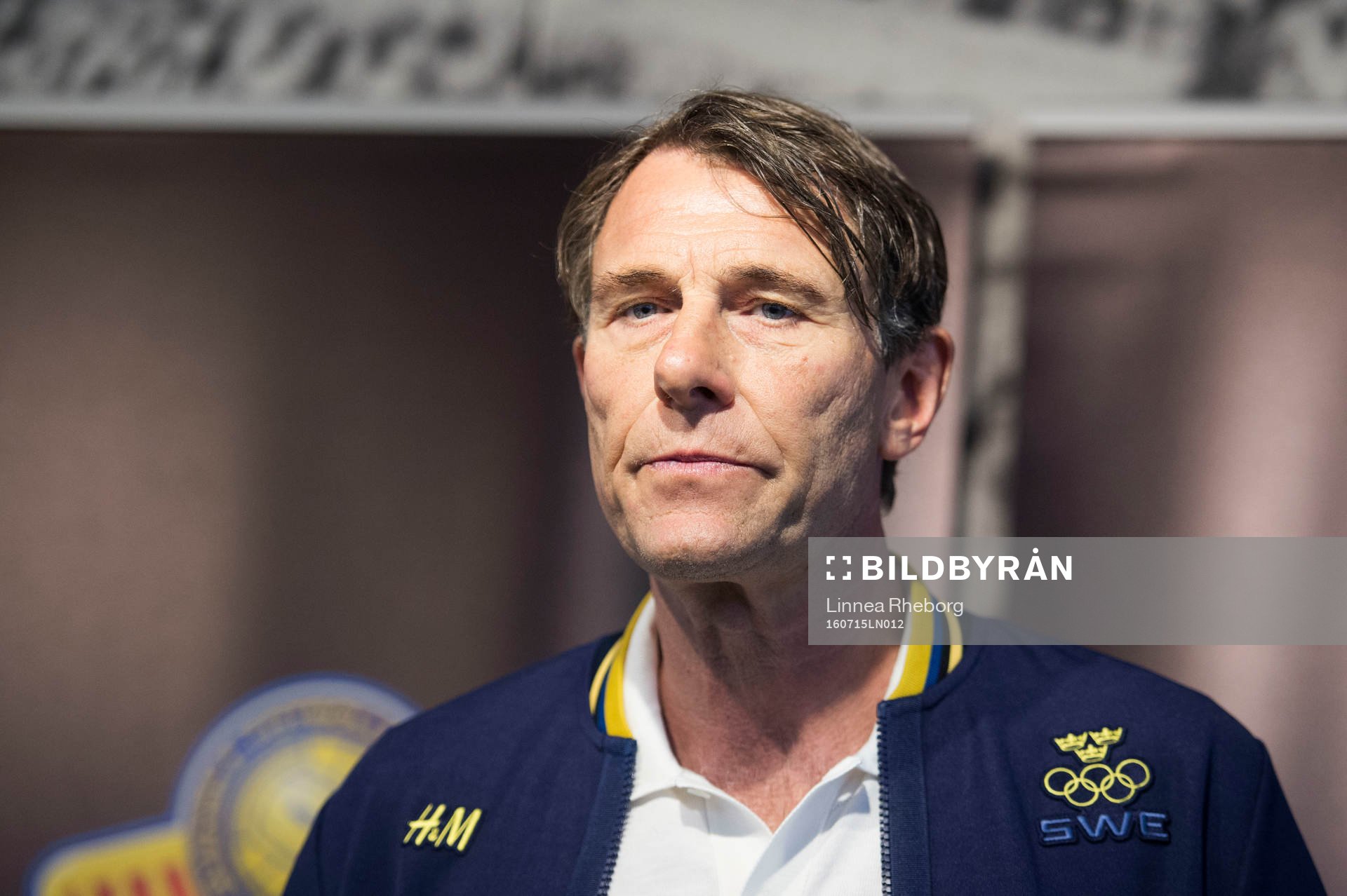 Förbundskapten Håkan Ericson presenterar OS-truppen som