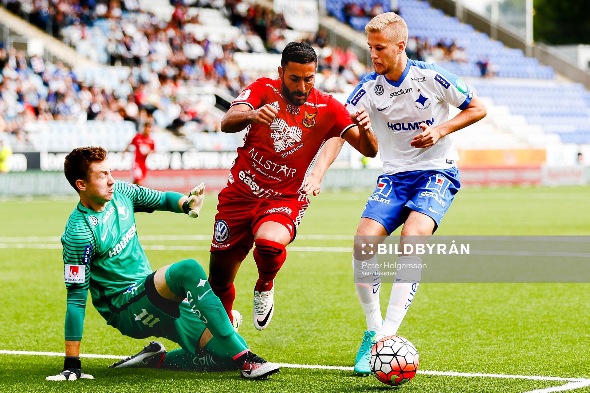 Situation som leder till straffspark för Östersunds