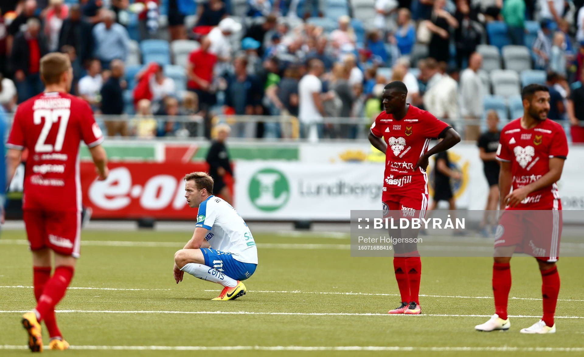 Norrköpings Jón Gudni Fjóluson deppar