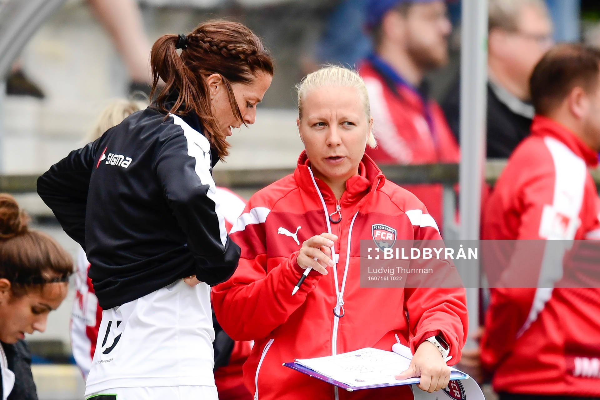 Rosengårds Lotta Schelin gör sig redo för inhopp