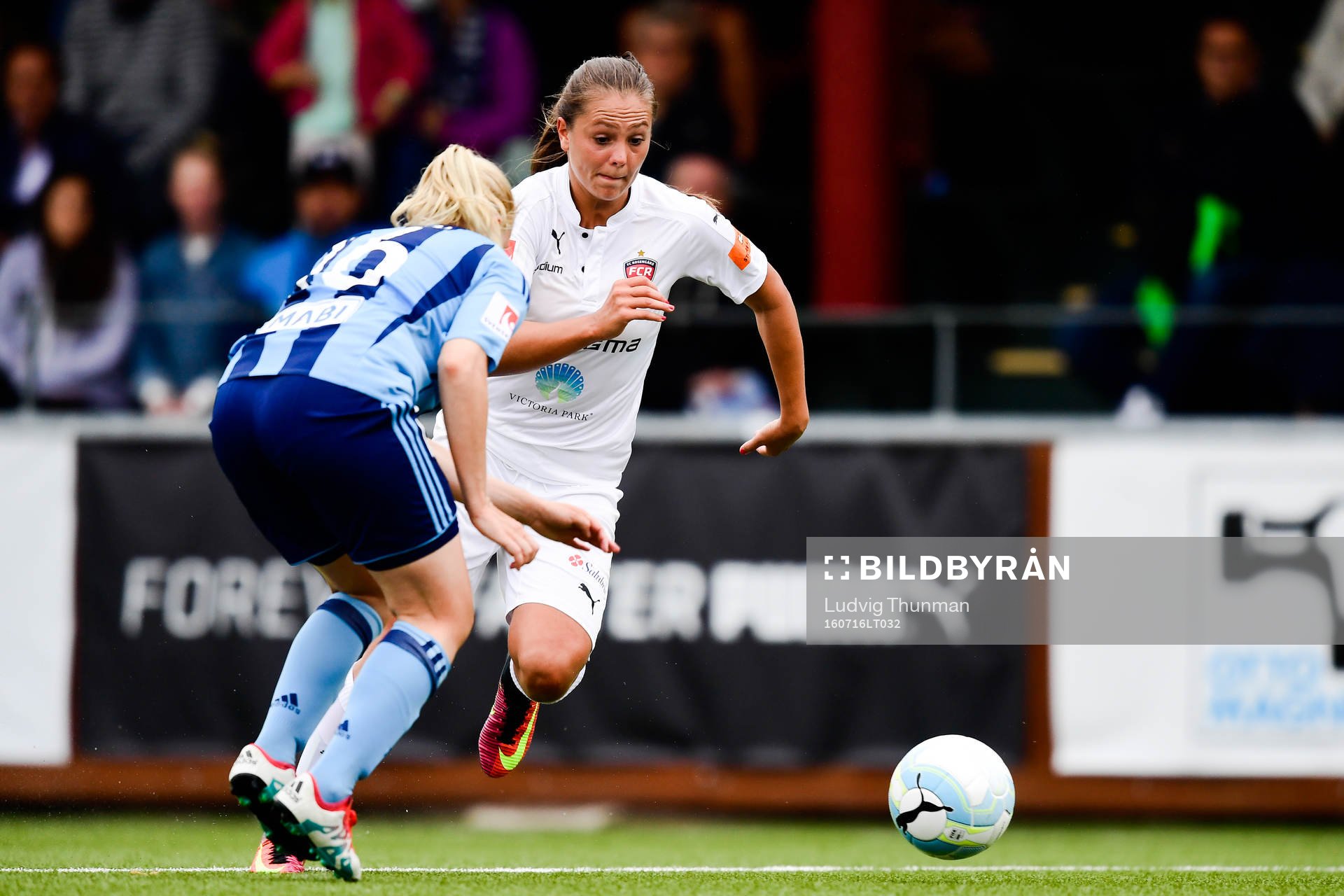 Rosengårds Lieke Martens  och Djurgårdens Sofia Nilsson