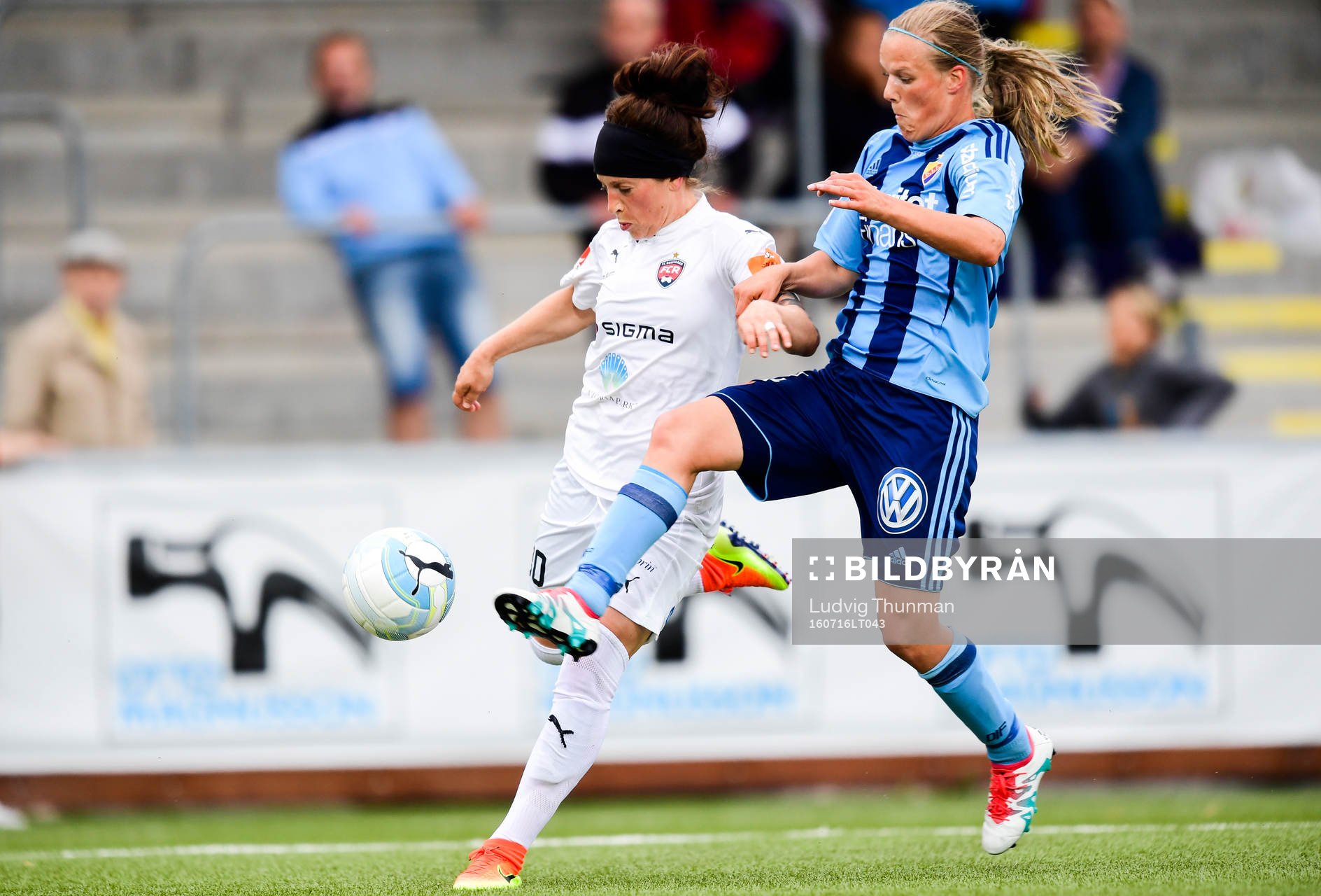 Rosengårds Ella Masar och Djurgårdens Hanna Lundqvist