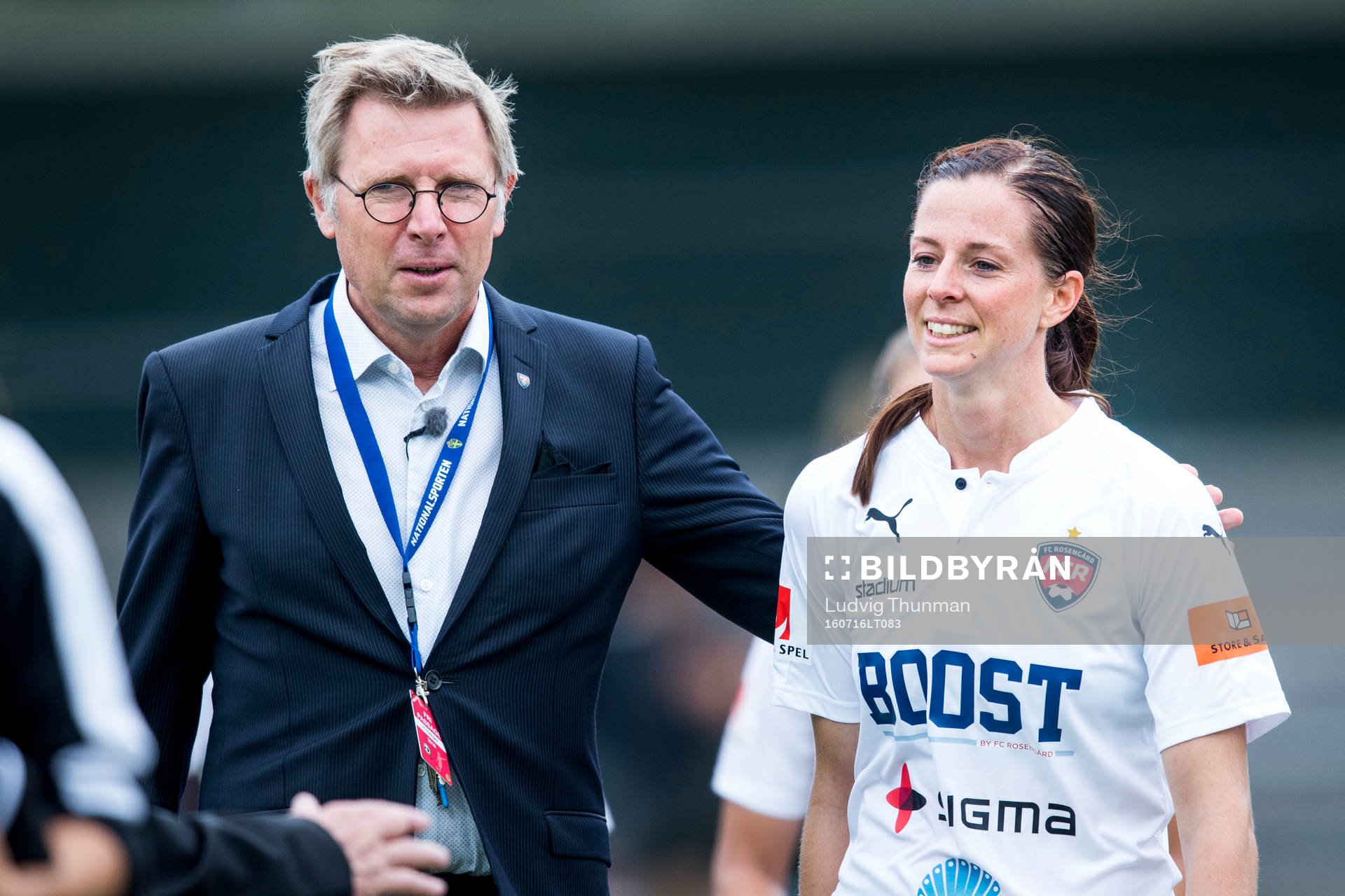 Rosengårds Lotta Schelin och VD Claes Tjebbes