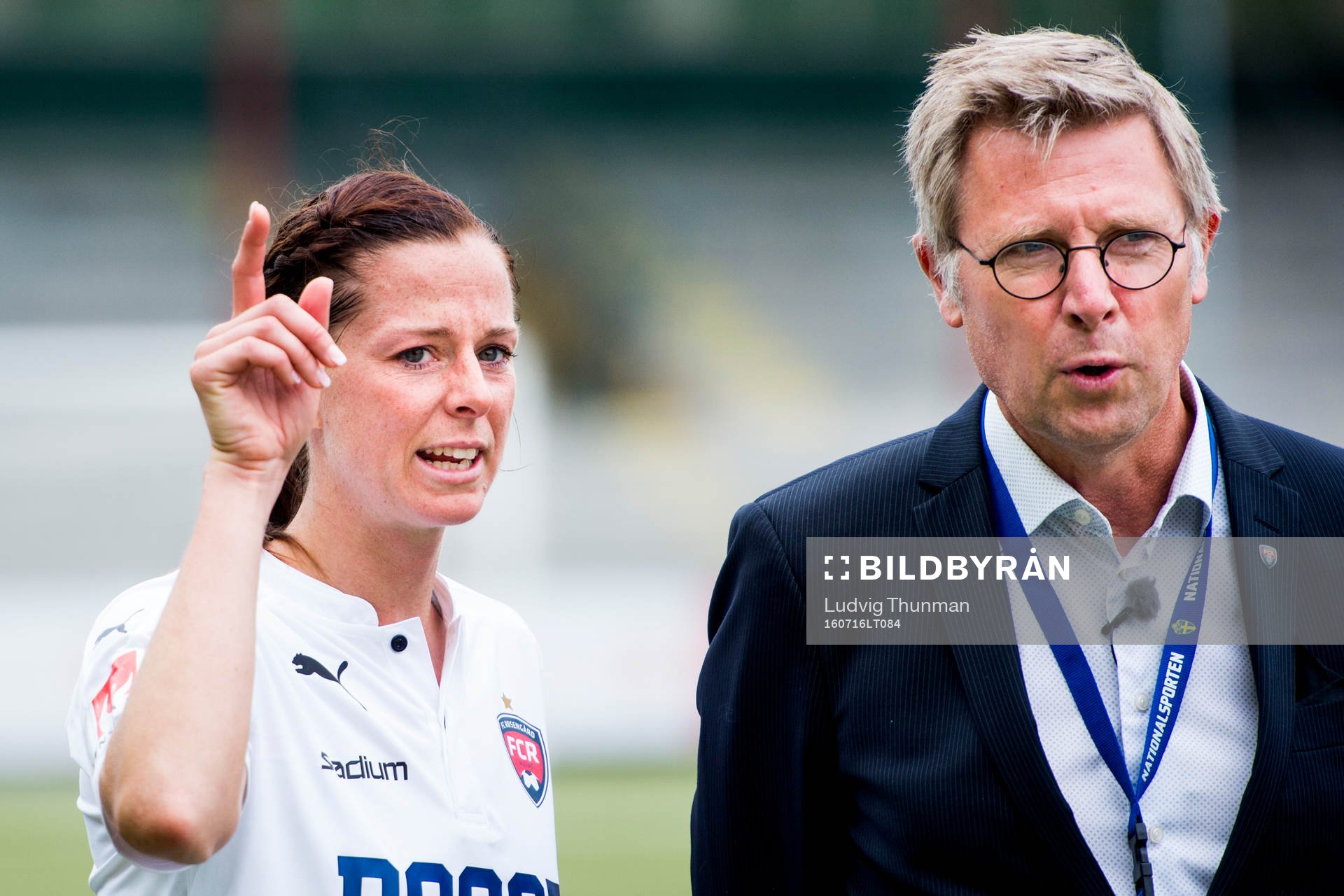 Rosengårds Lotta Schelin och VD Claes Tjebbes