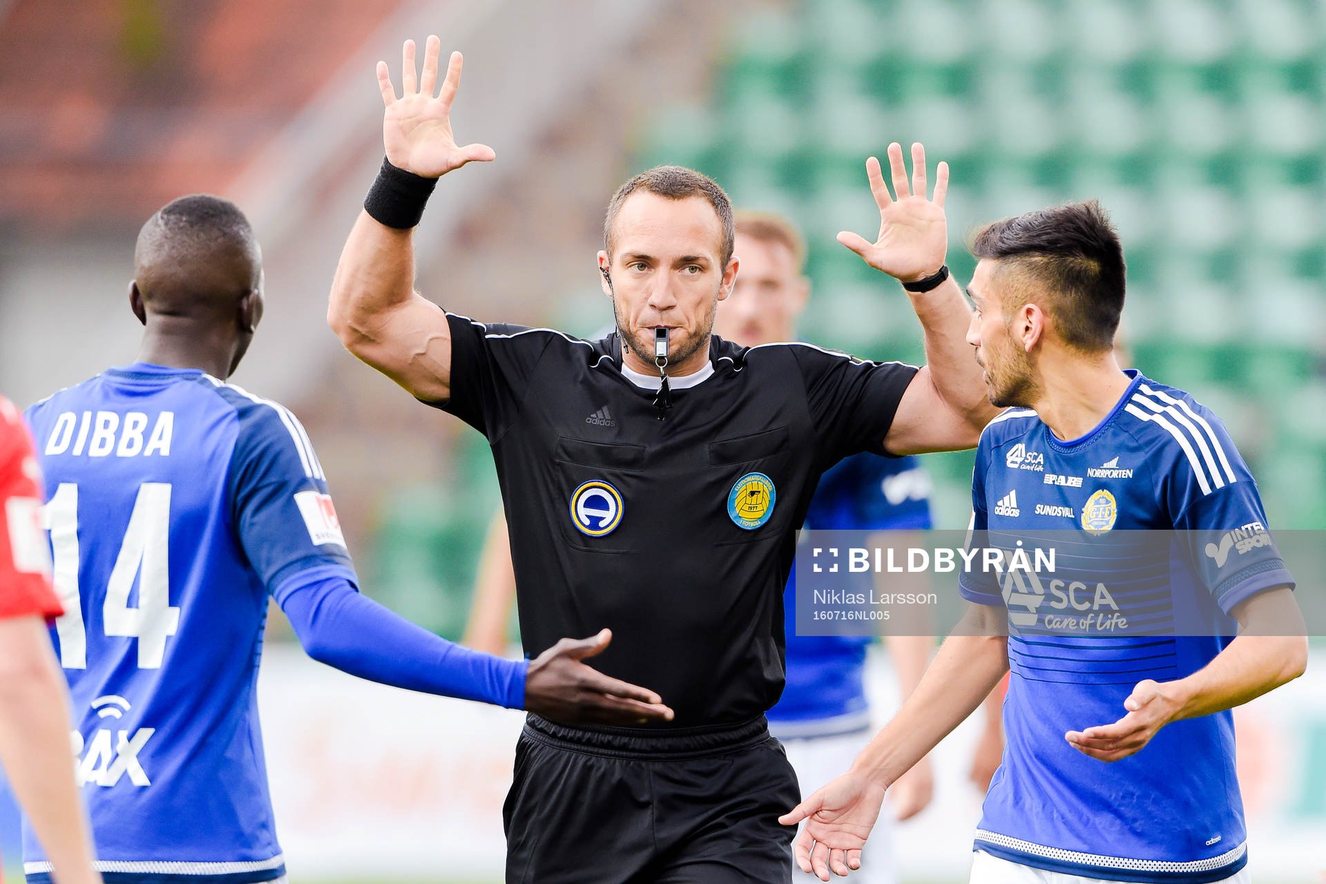 Matchens domare Kaspar Sjöberg
