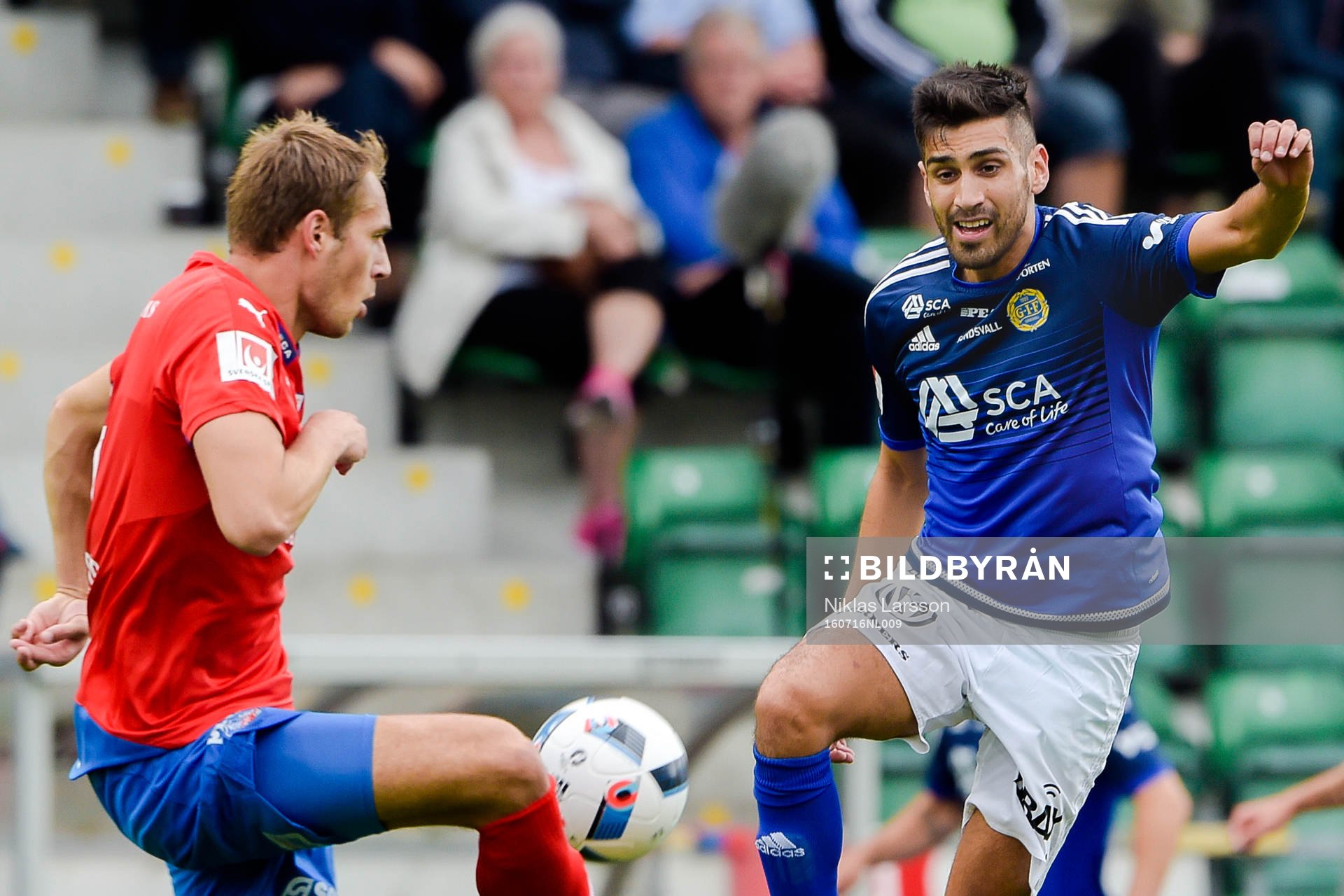 Sundsvalls Stefan Silva  och Helsingborgs Helsingborgs