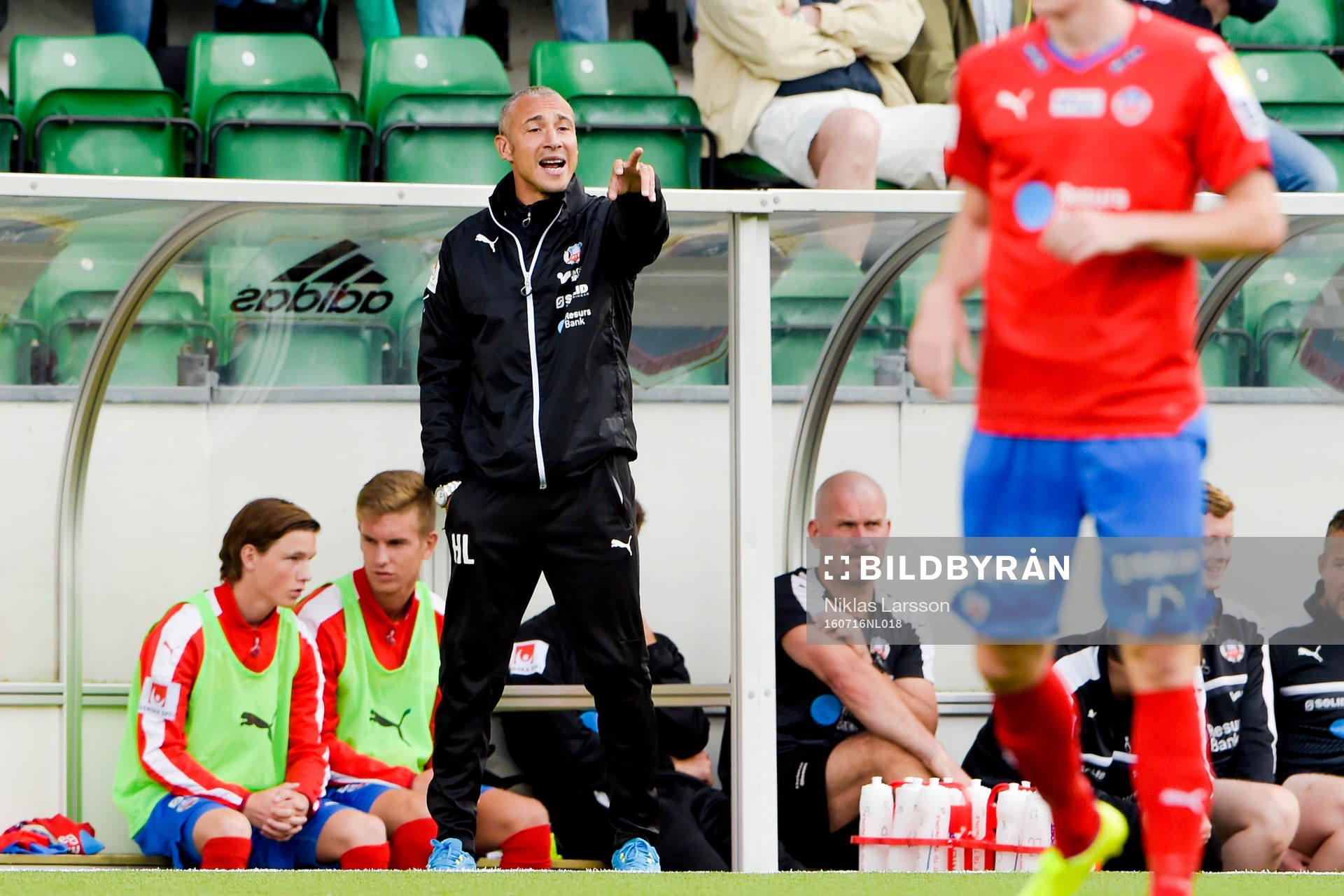 Helsingborgs manager Henrik Larsson