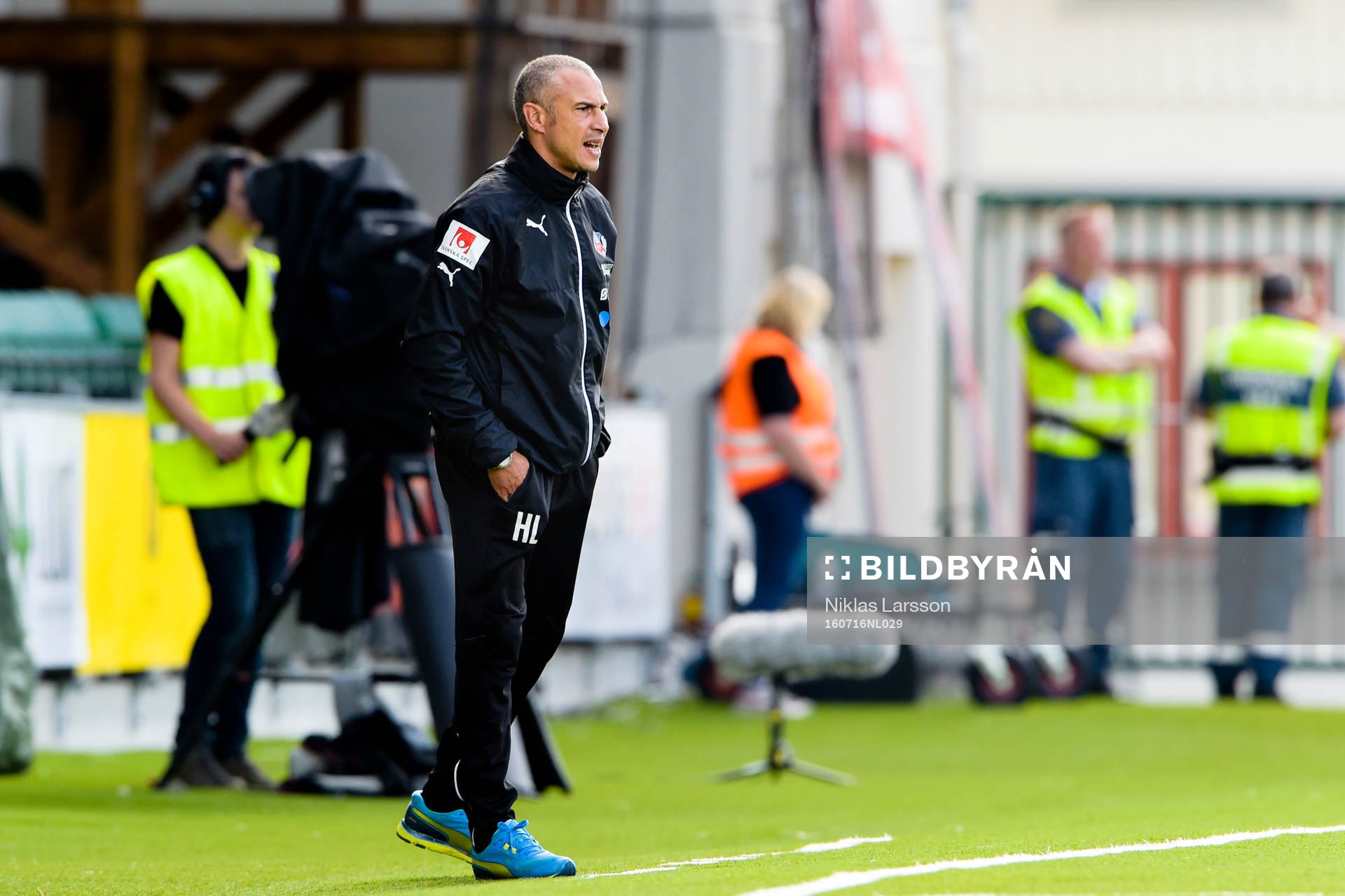 Helsingborgs manager Henrik Larsson