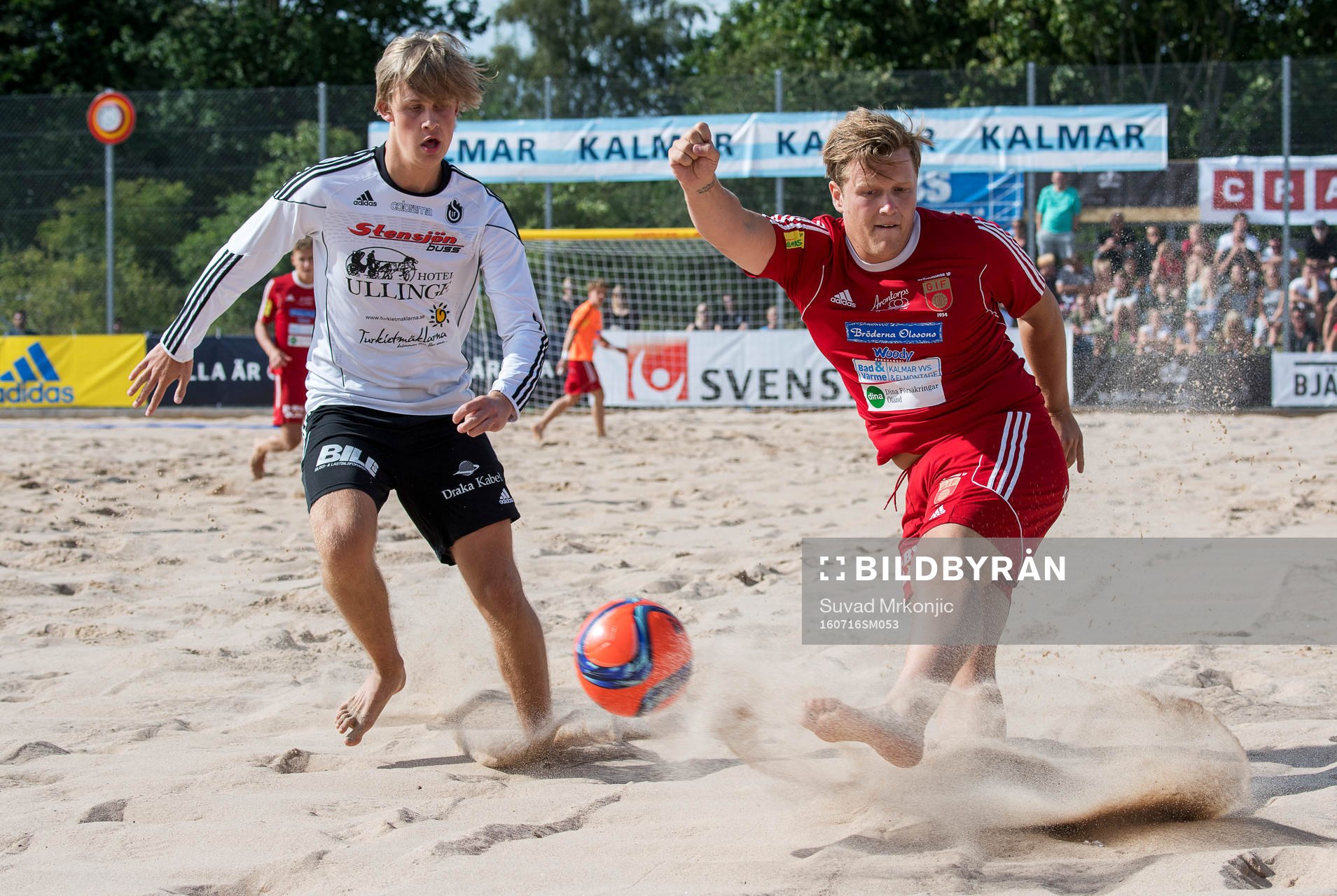Glömminges Patrik Rydasp och Stensjöns Lukas Bergstrand