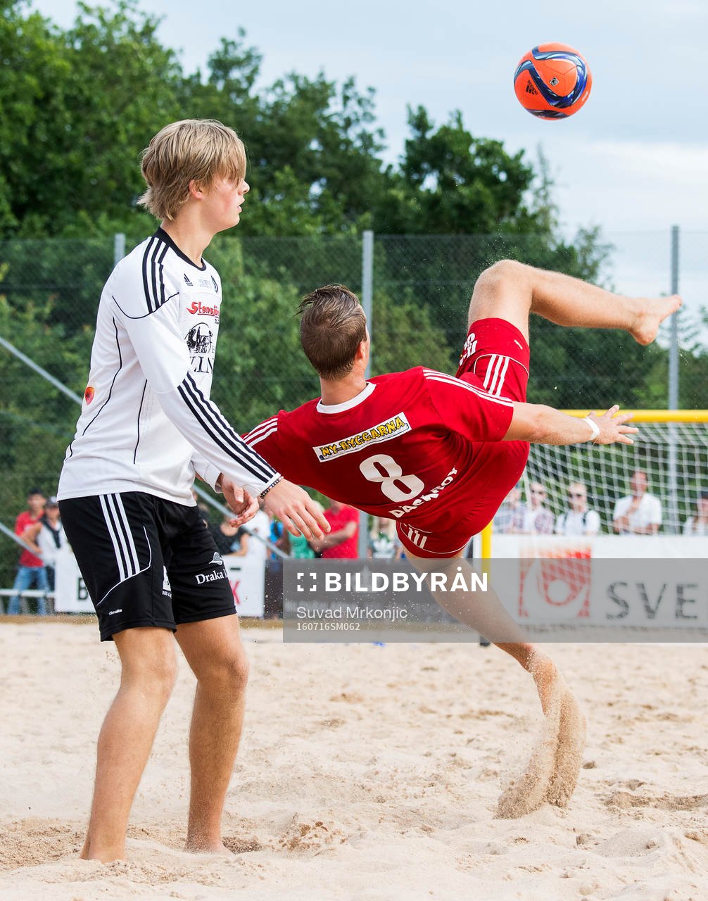 Glömminges Marcus Rydasp gör sitt andra mål på en