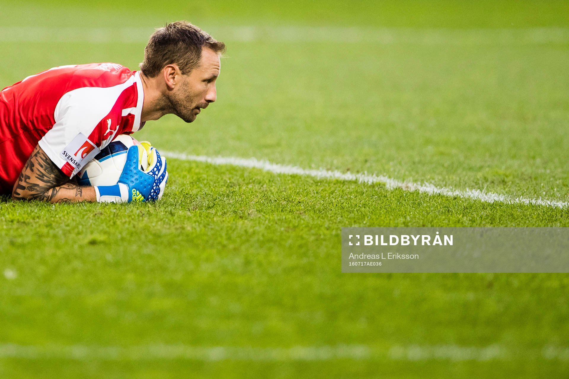 Malmö FFs målvakt Johan Wiland