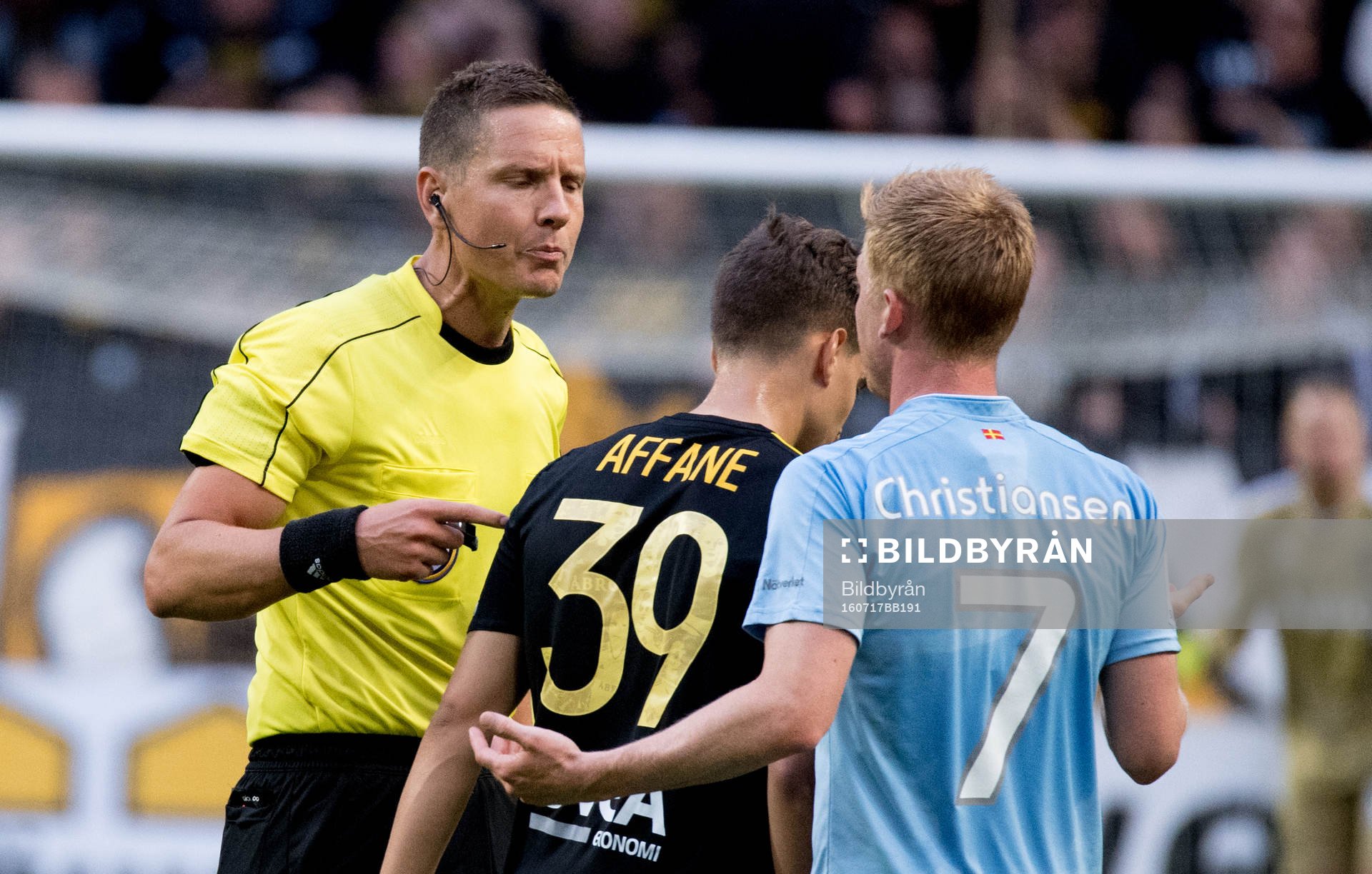 s Amin Affane och Malmö FFs Anders Christiansen