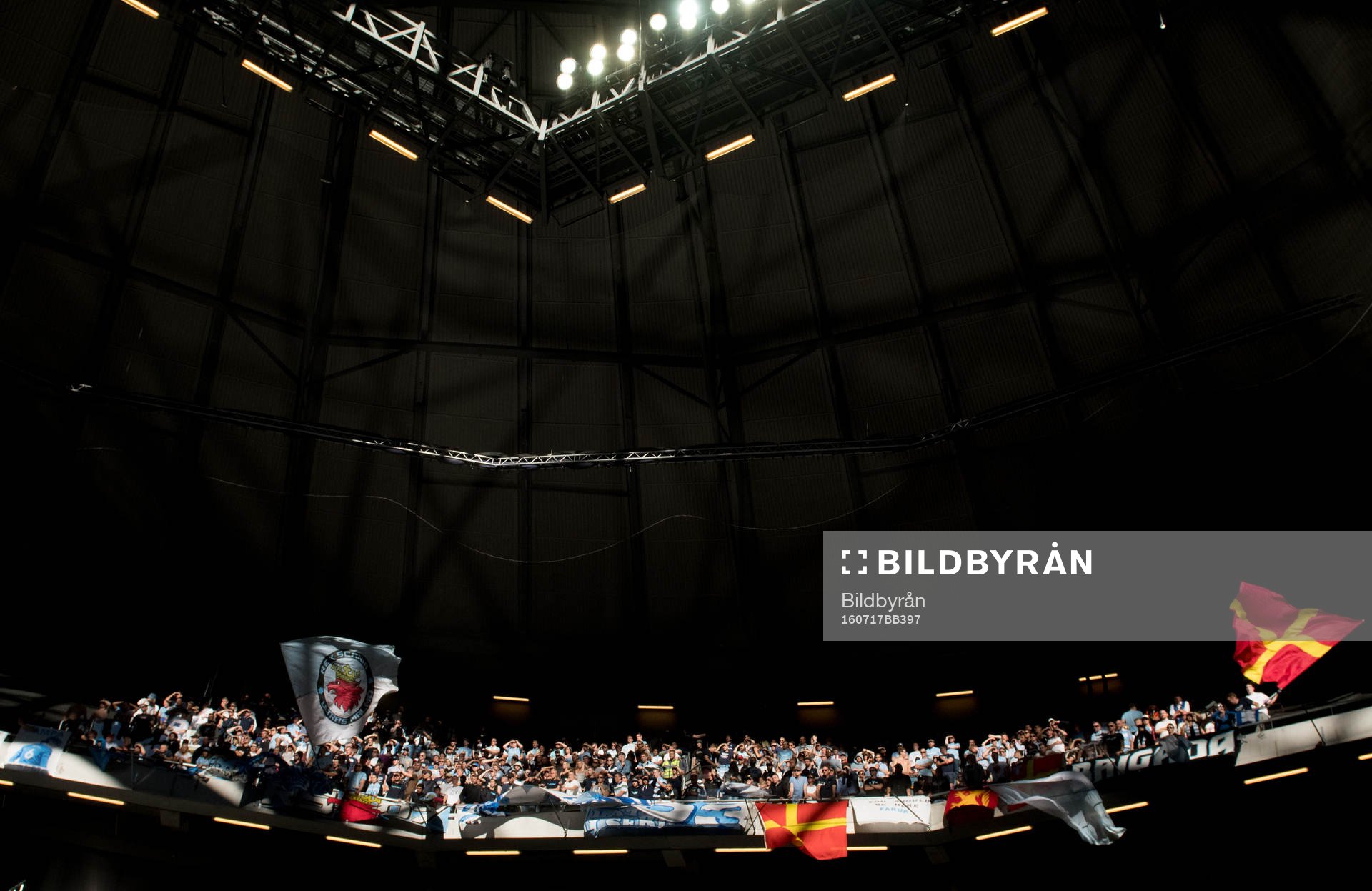 Malmö FFs supportrar och fans/klack intog Friends arena