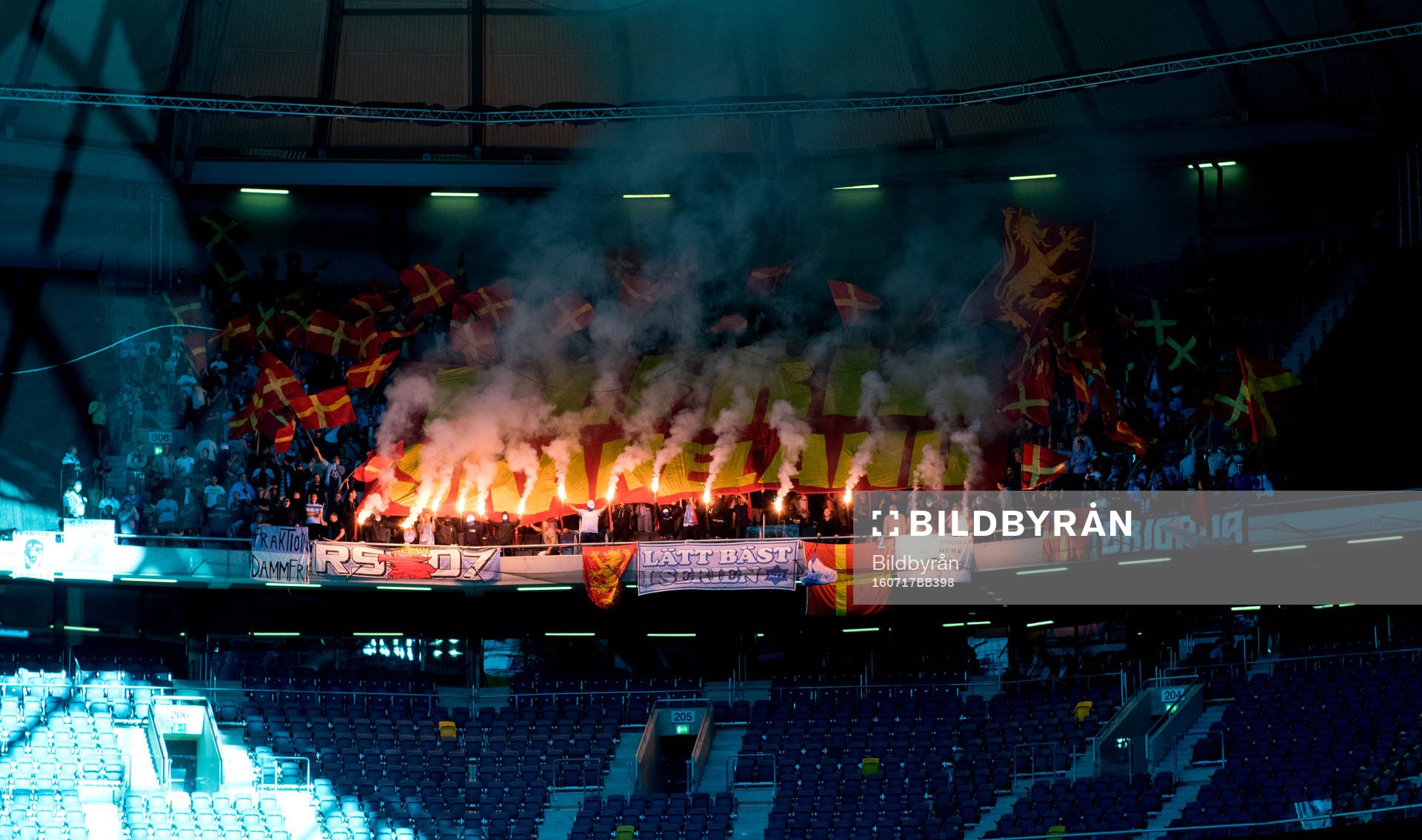 Malmö FFs supportrar och fans/klack intog Friends arena
