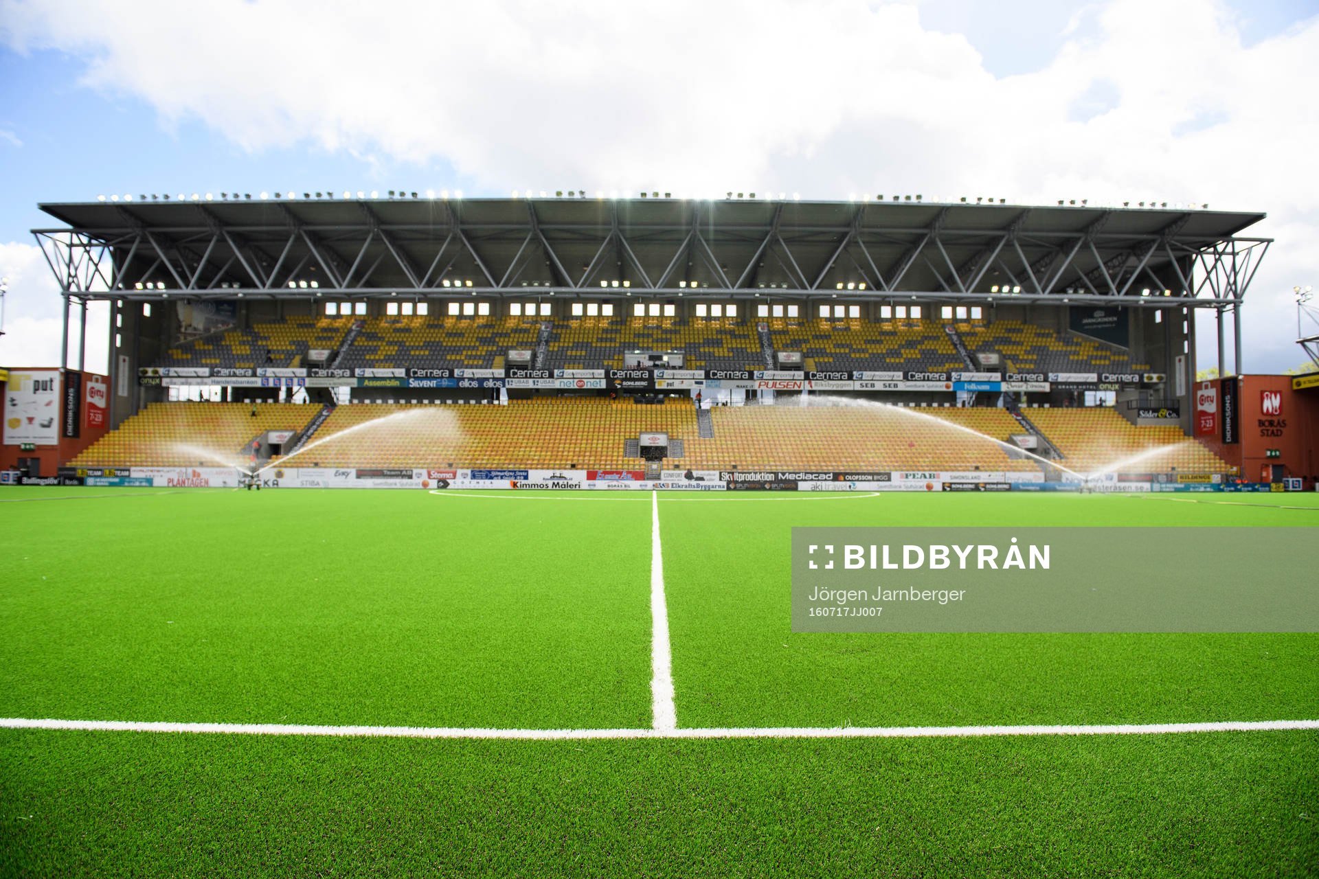 Borås arena innan fotbollsmatchen i Allsvenskan mellan
