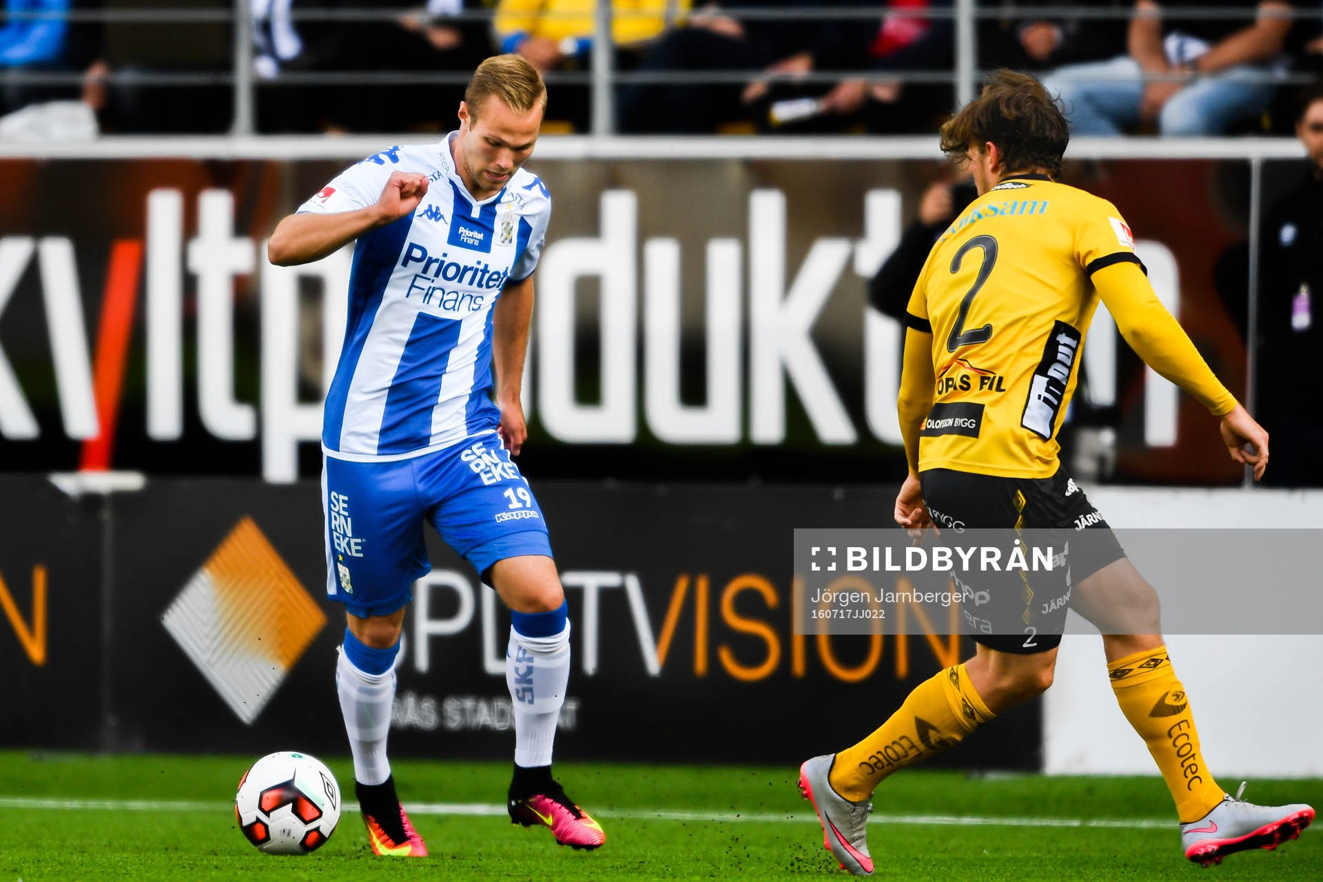 IFK Göteborgs Gustav Engvall och Elfsborgs Jesper Manns