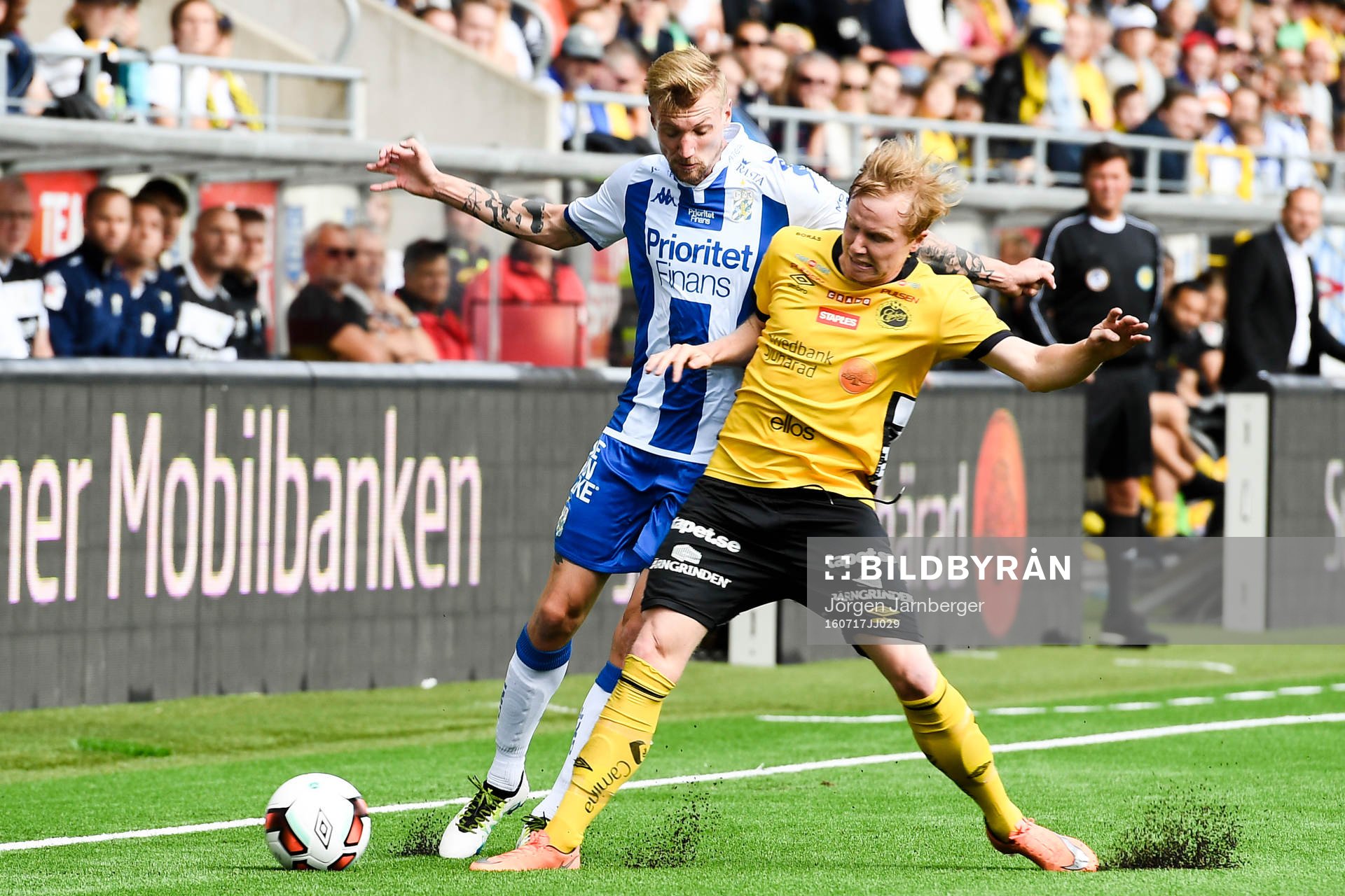 IFK Göteborgs Sebastian Eriksson och Elfsborgs Simon