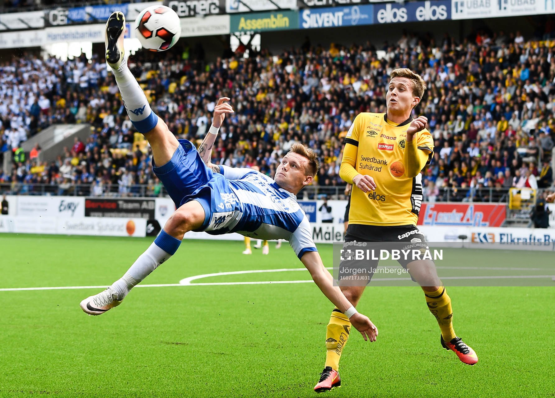 IFK Göteborgs Jakob Ankersen och Elfsborgs Adam Lundqvist